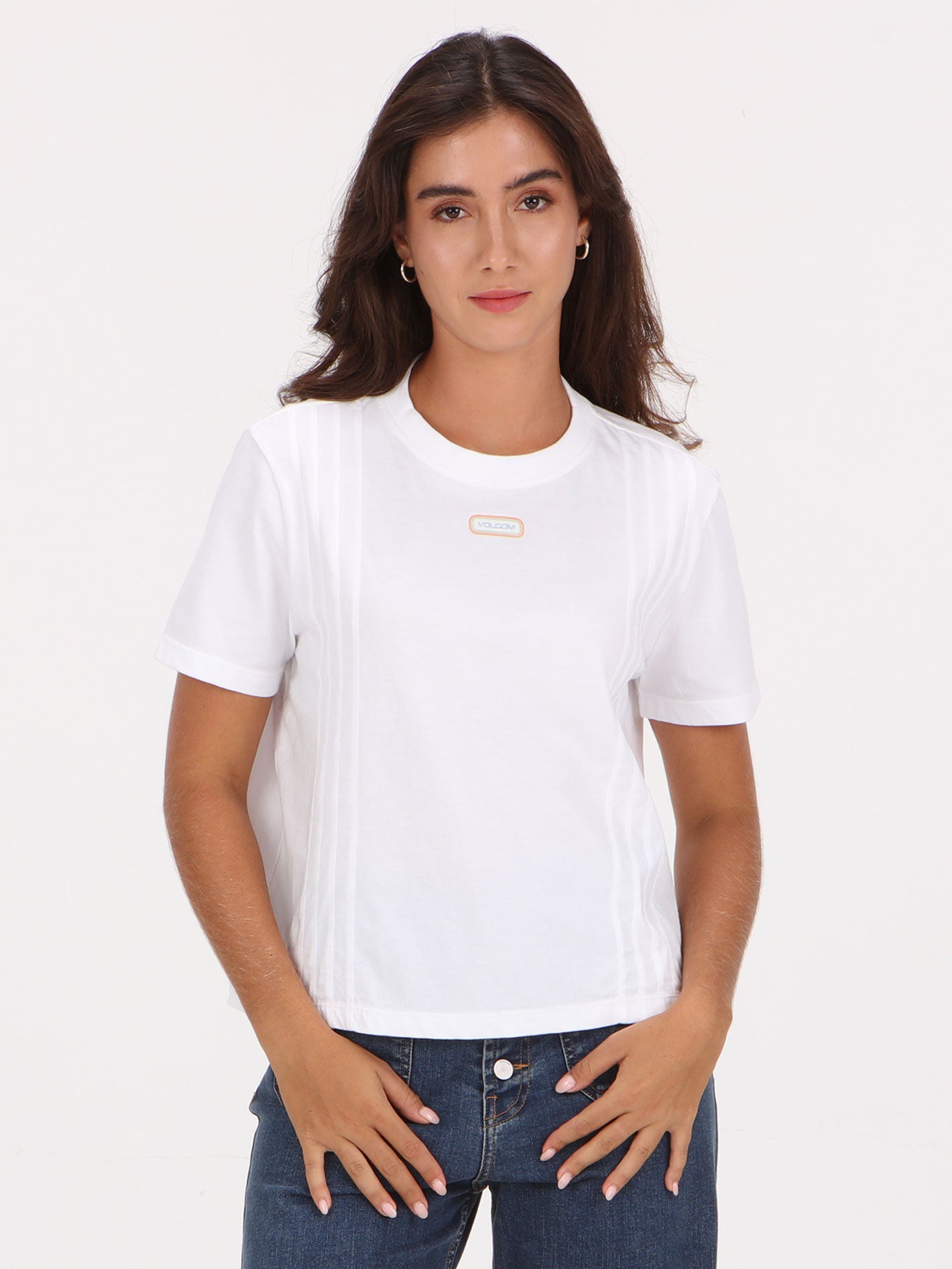 Volcom Natural Short Sleeve Top - White