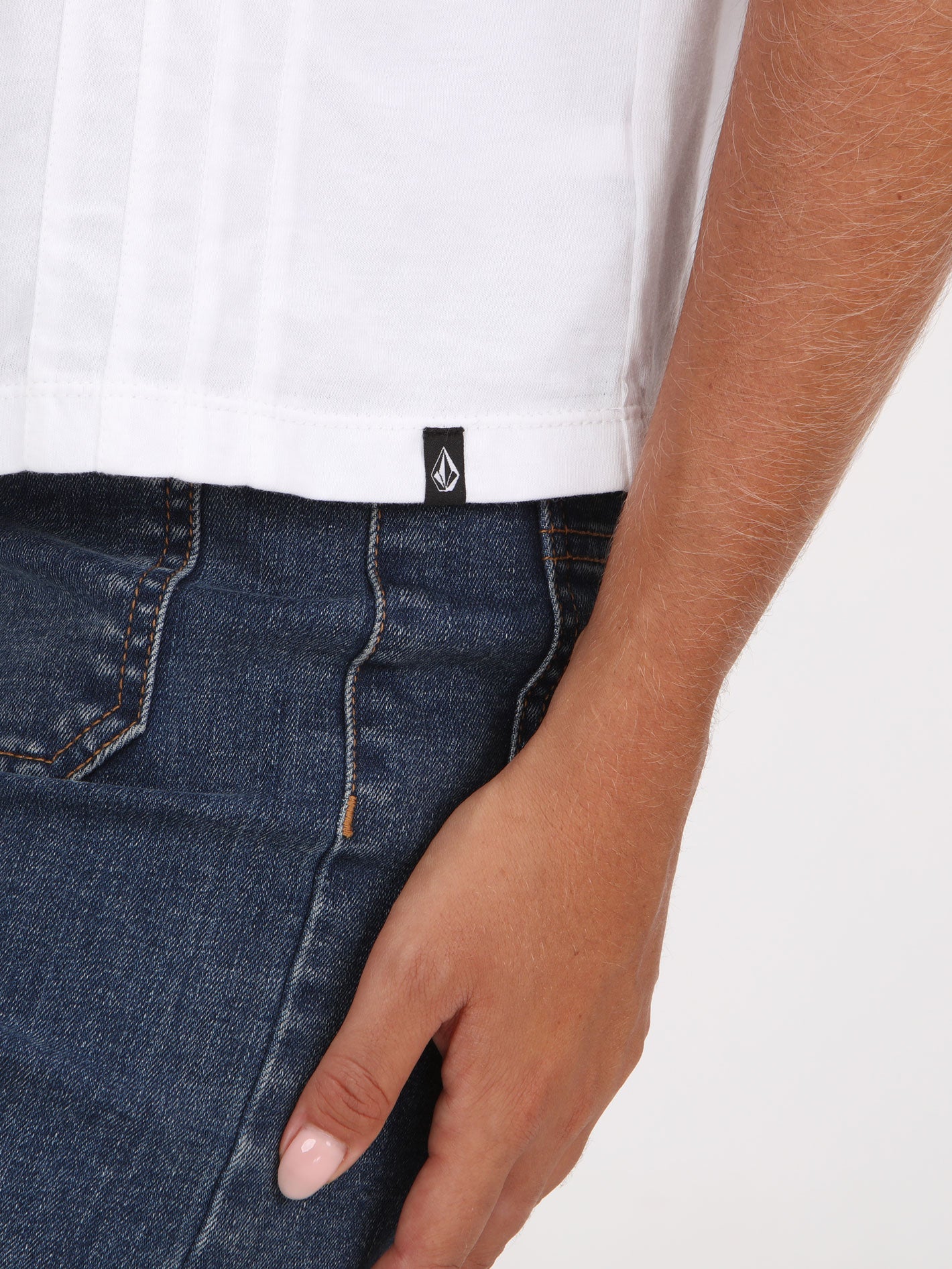 Volcom Natural Short Sleeve Top - White