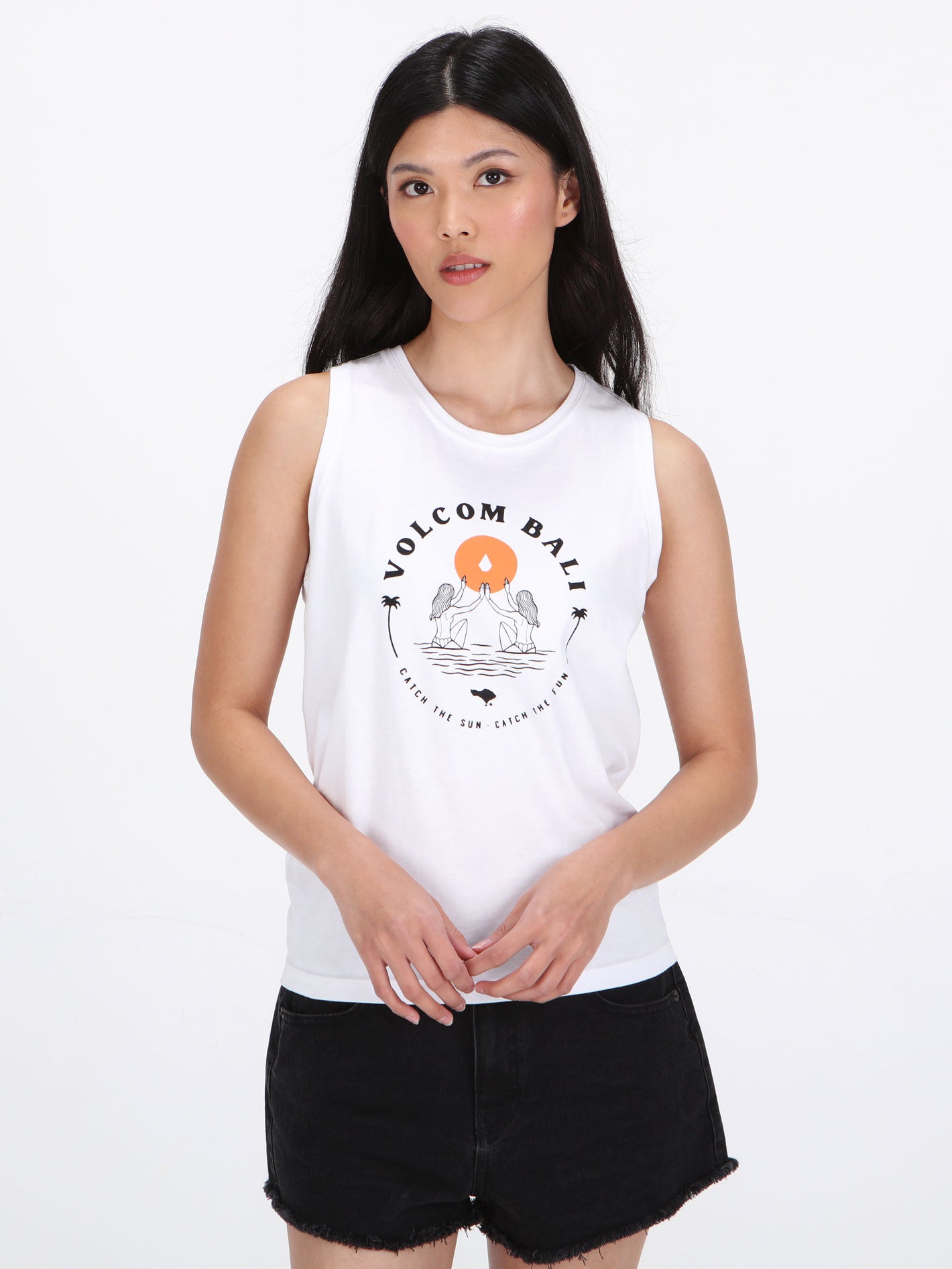 Volcom Funny Sunny Tank - White
