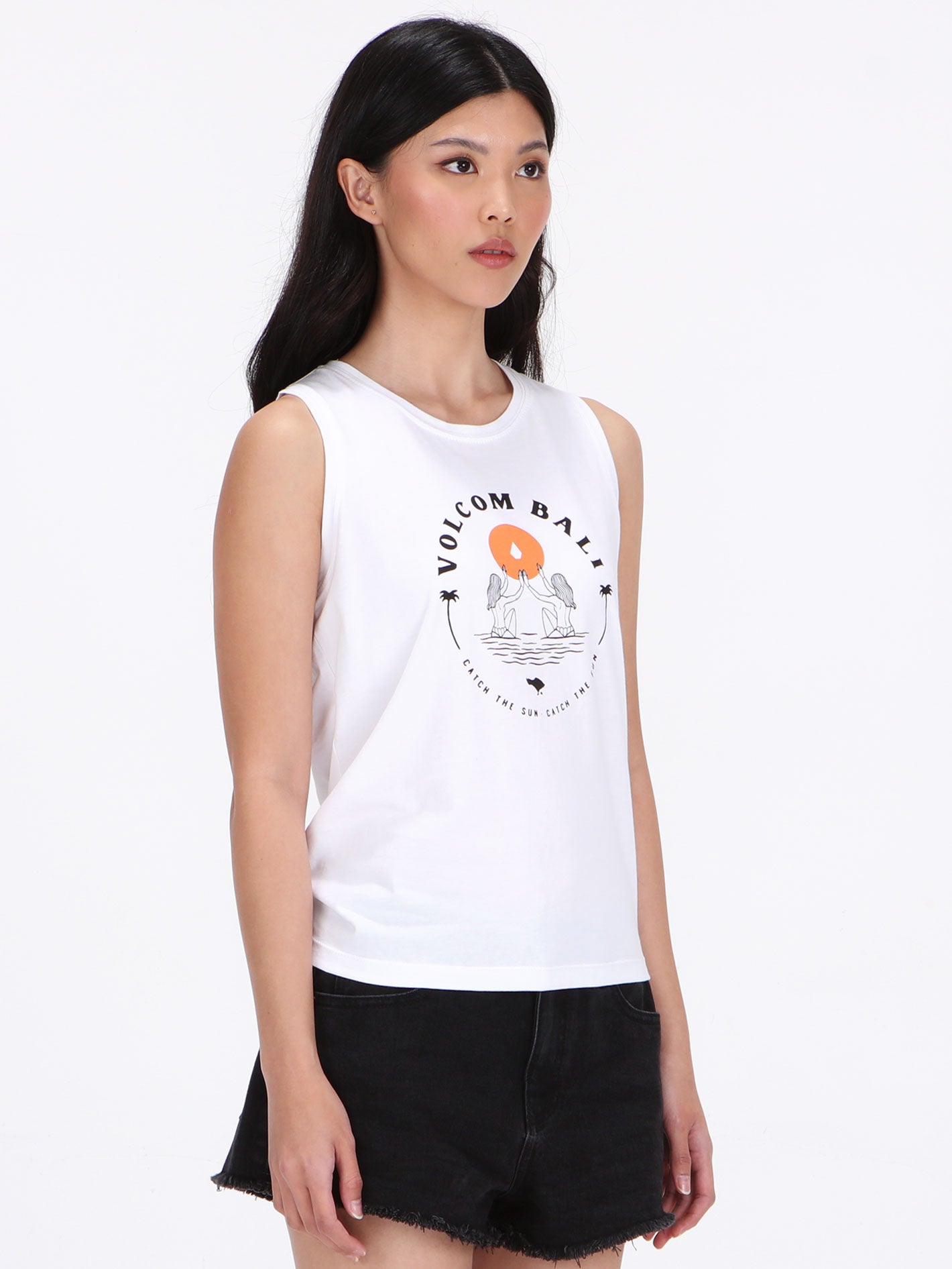 Volcom Funny Sunny Tank - White