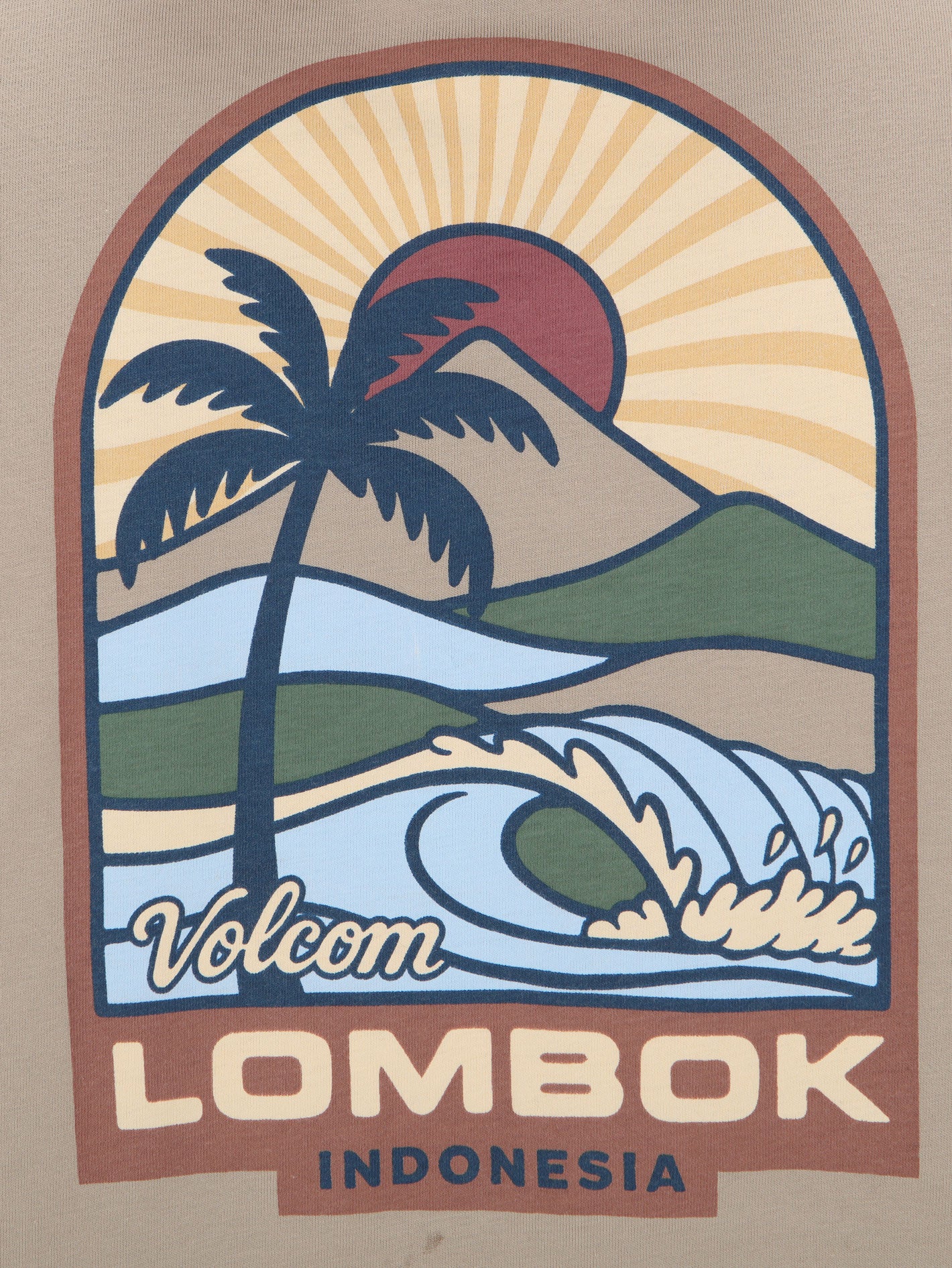 Volcom Lombok Soltide Tee - Desert