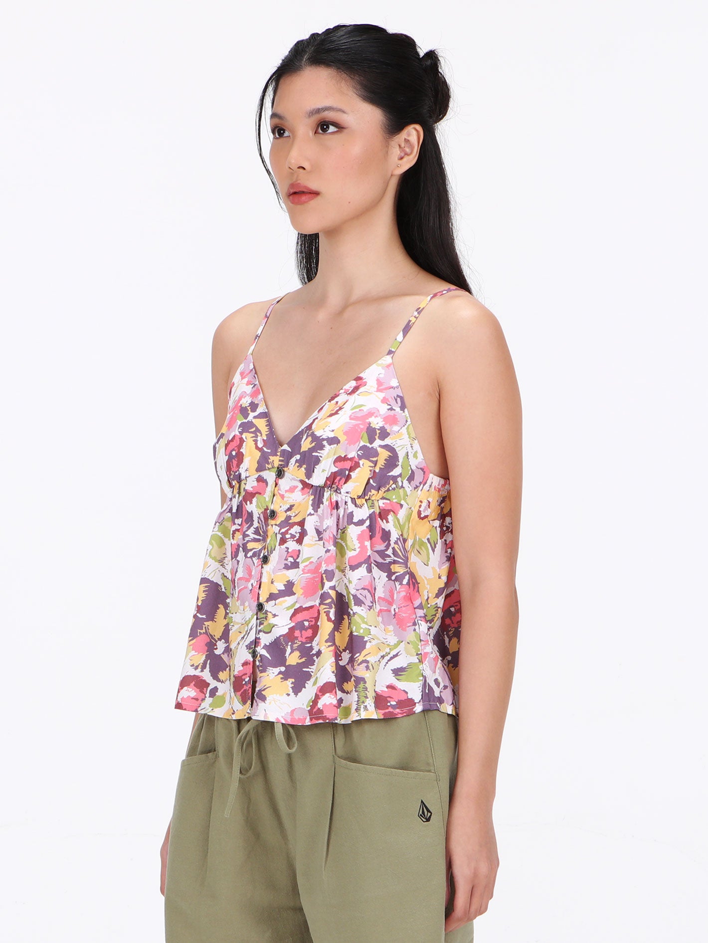Volcom Bloombastic Cami Tank Top - Multi