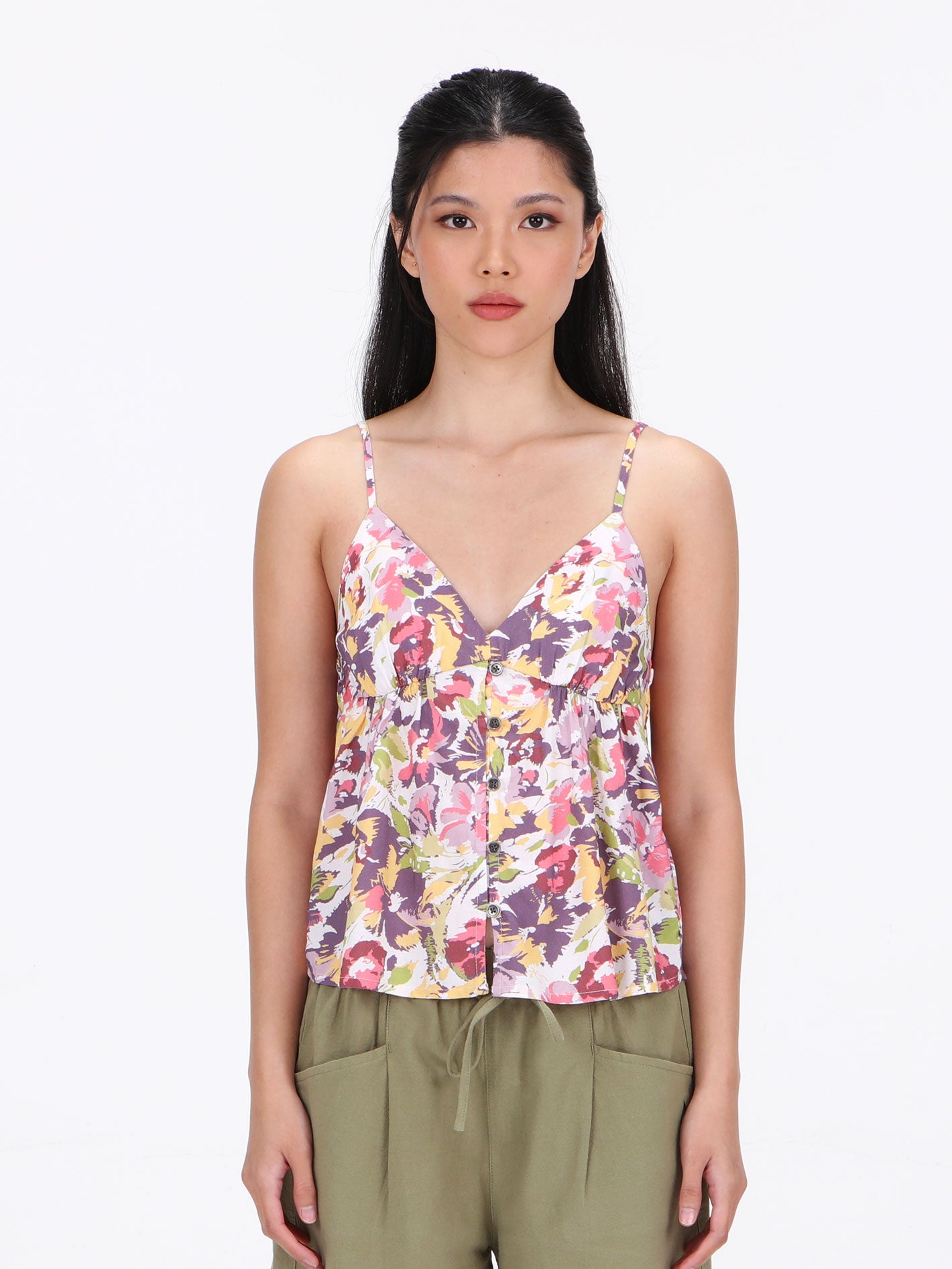 Volcom Bloombastic Cami Tank Top - Multi