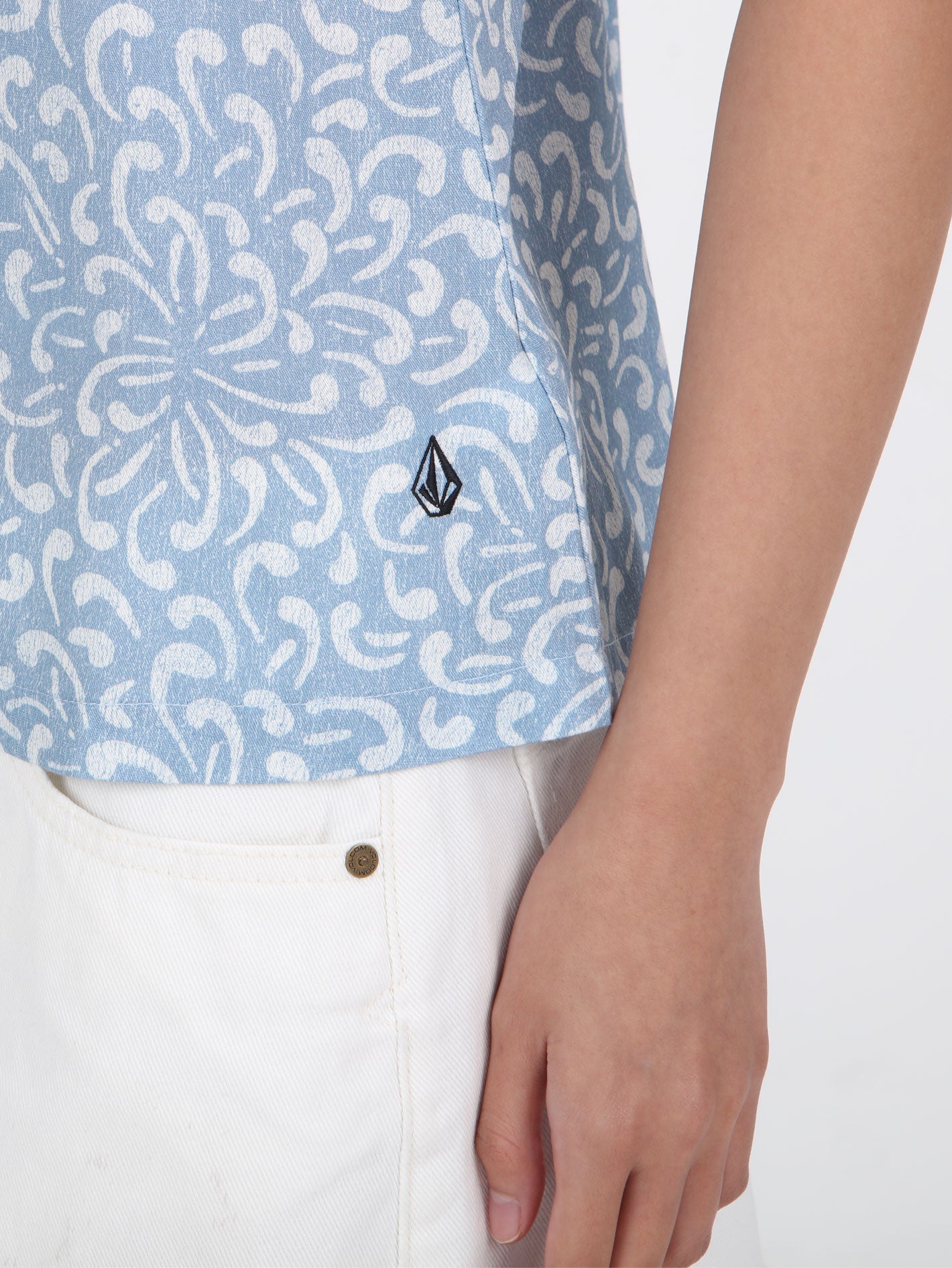 Volcom Sweet Talk Tank Top - Soft Blue