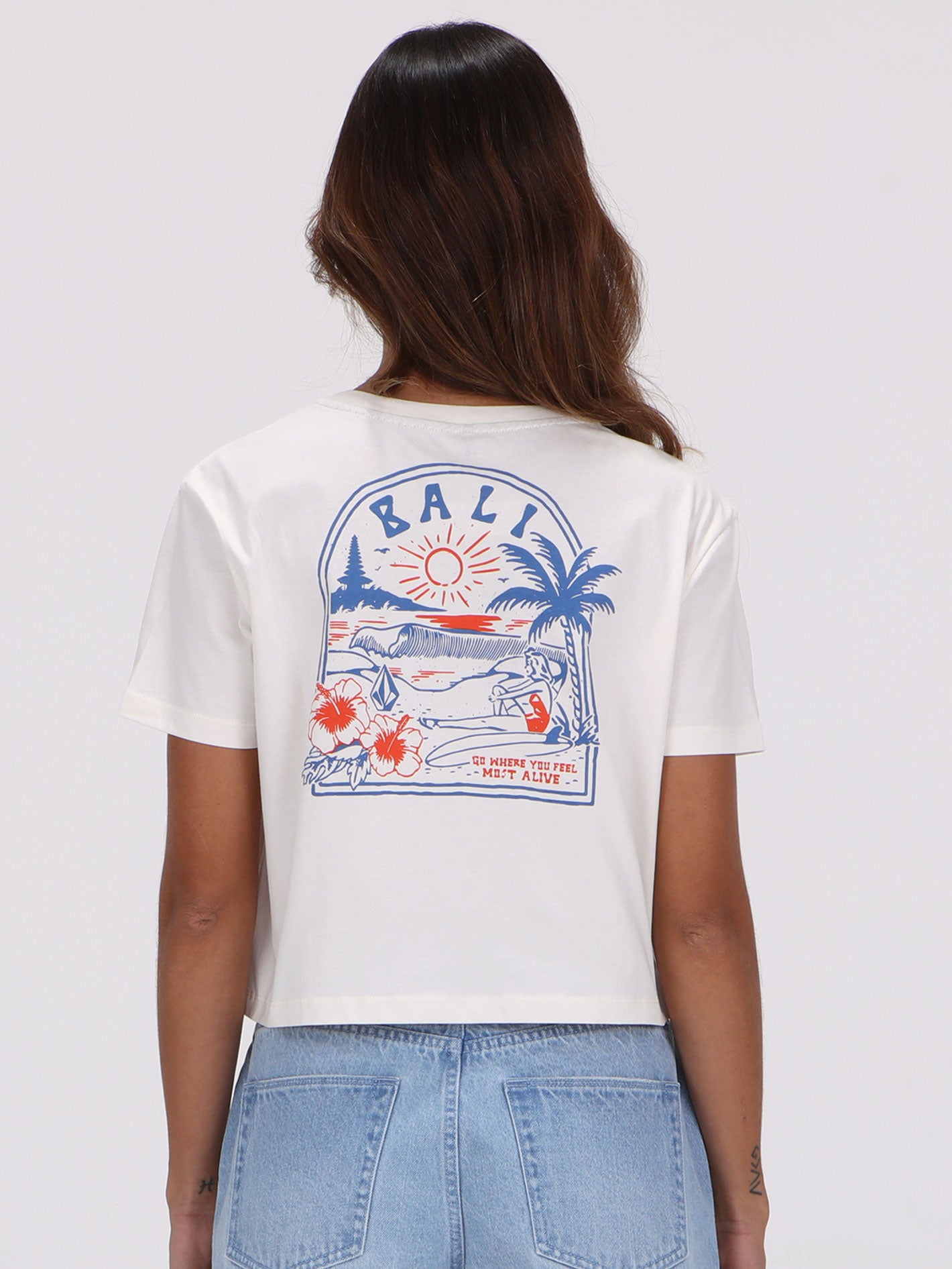 Volcom Fun In The Sun Tee - Off White