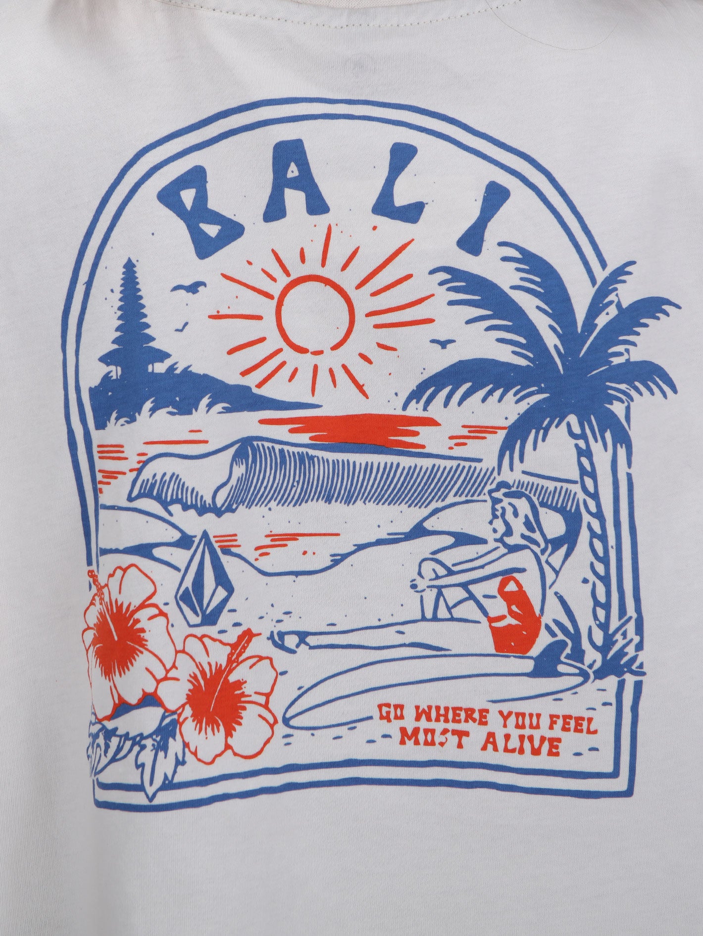 Volcom Fun In The Sun Tee - Off White