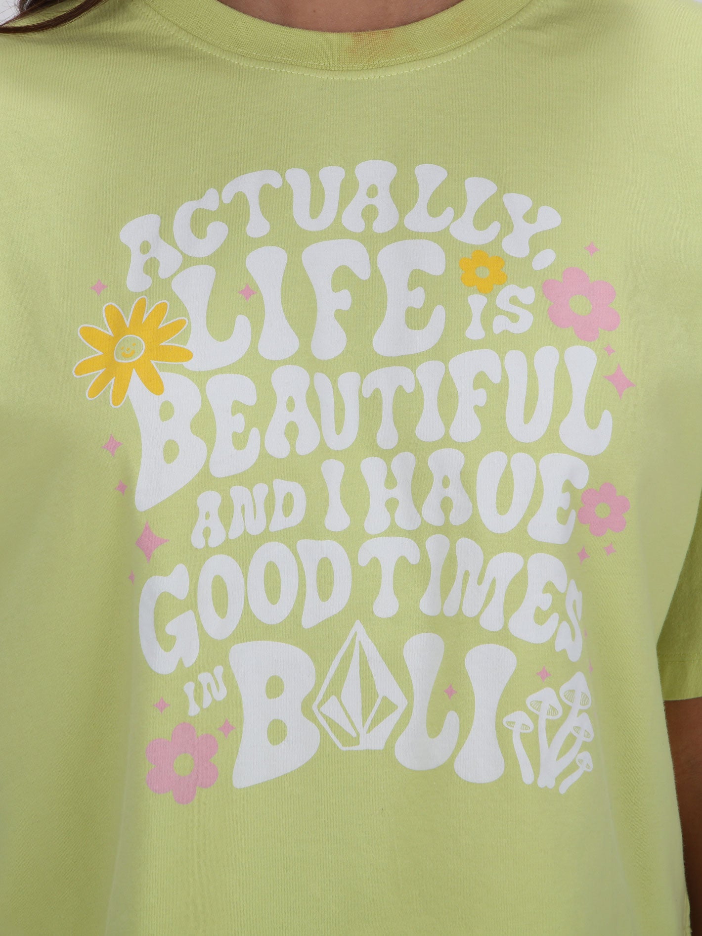 Volcom Beautifuly Tee - Island Green