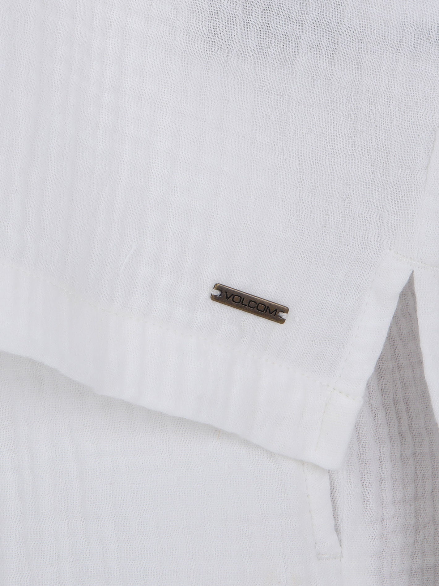 Volcom Stoneshine Vee Short Sleeve Top - Off White