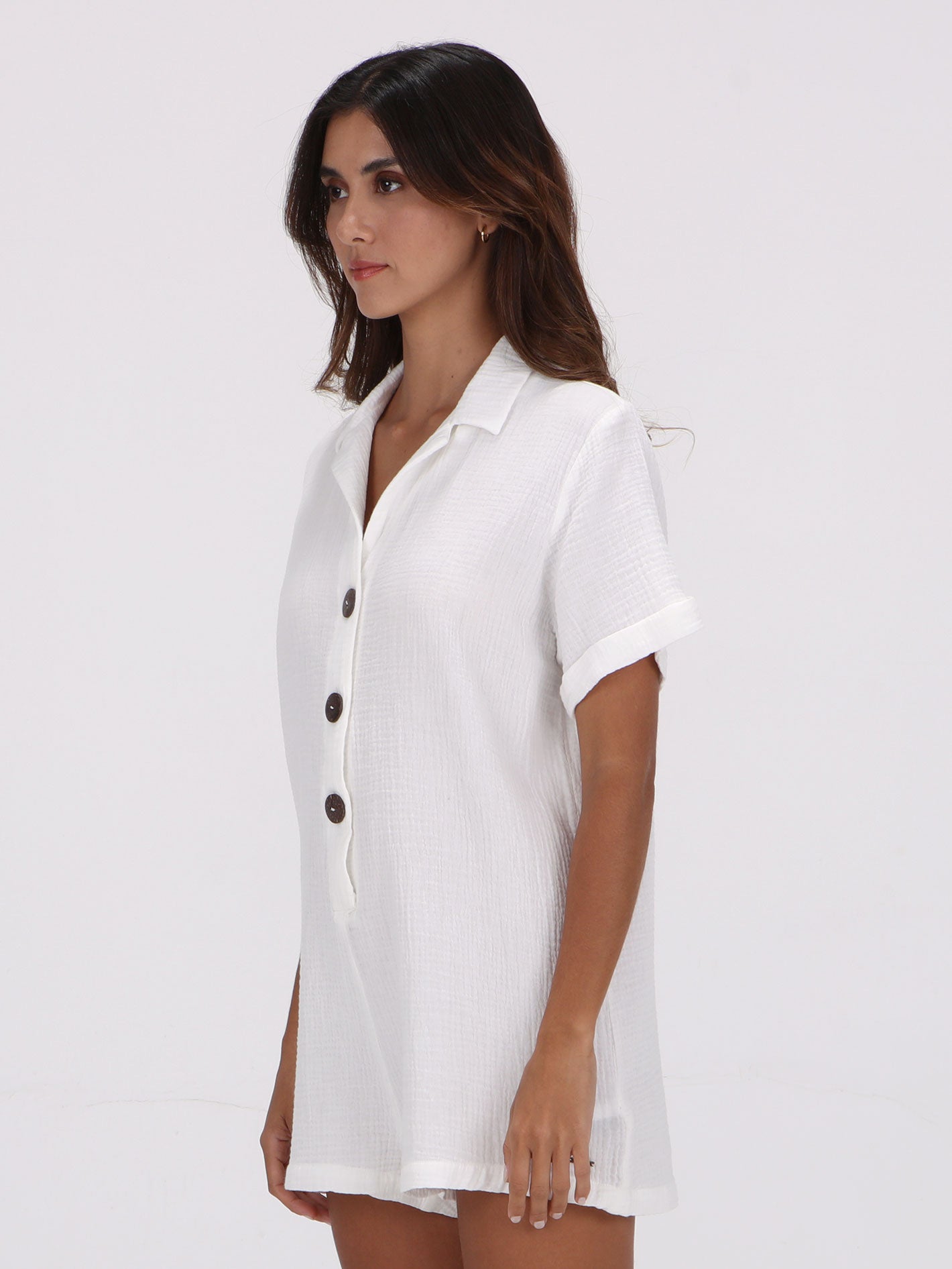 Volcom Easy Breezy Romper - Off White