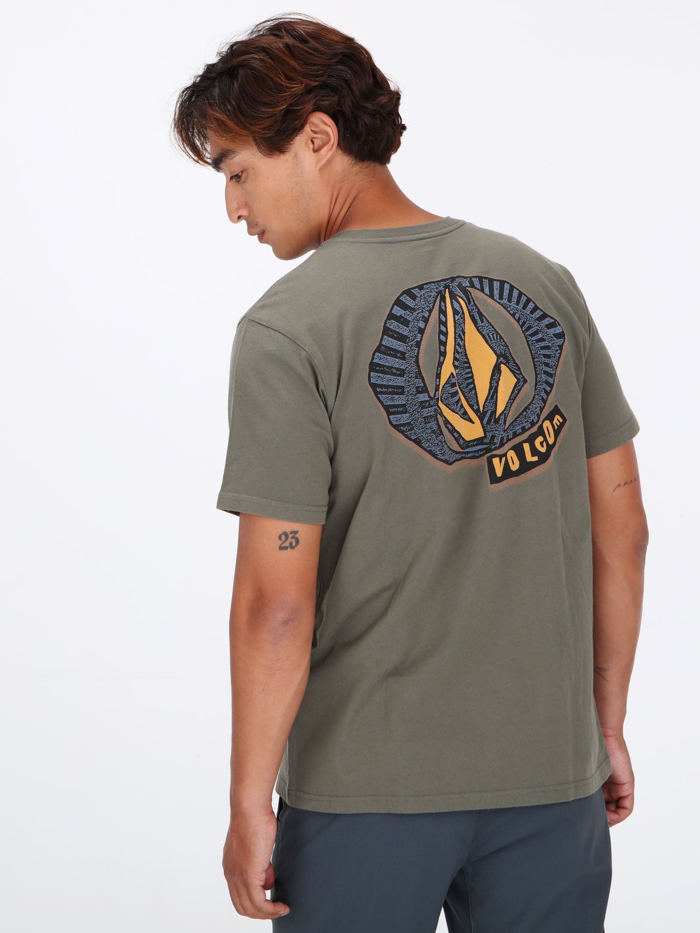 Volcom Scramble Stone Tee - Dusty Olive