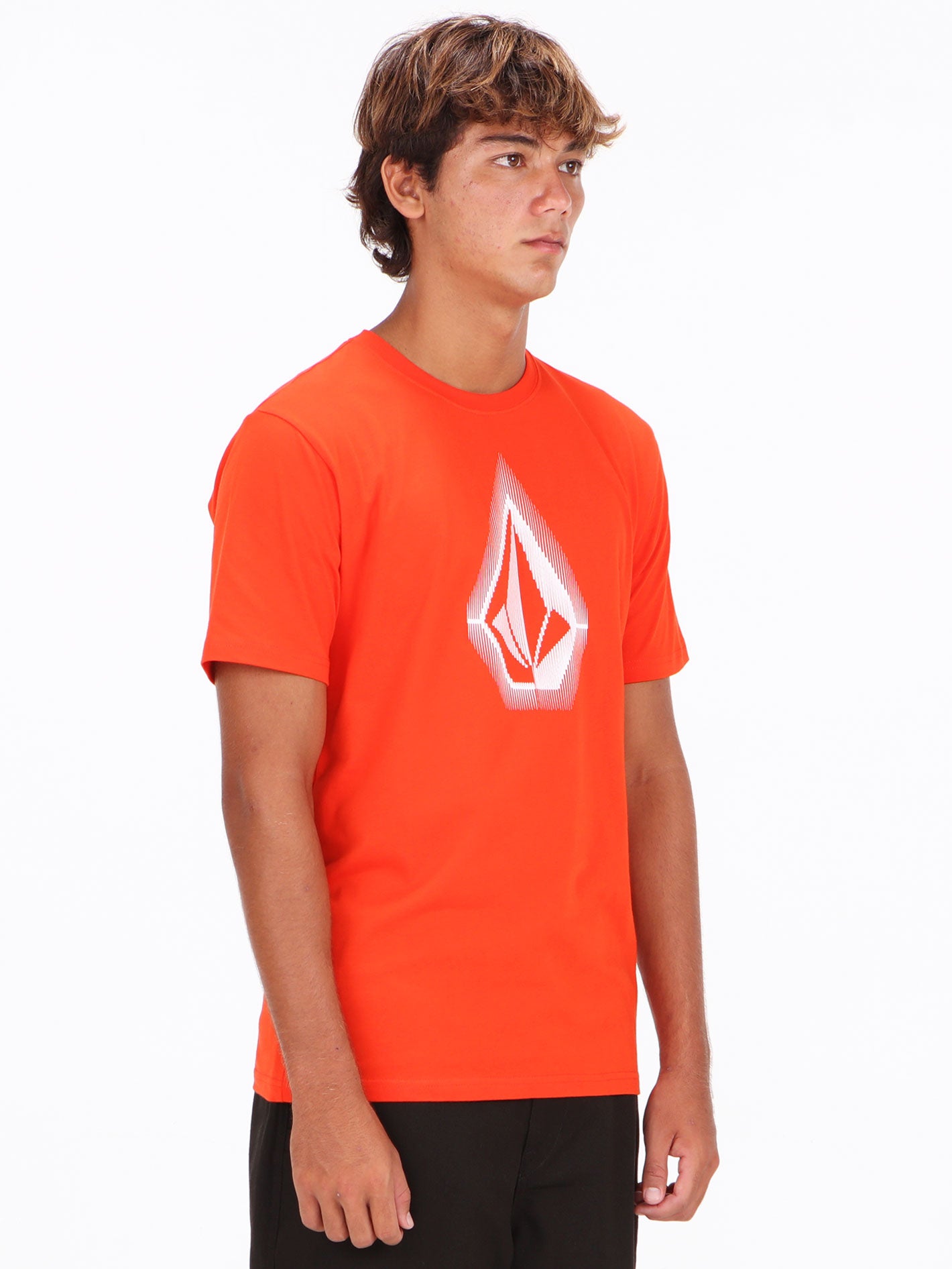 Volcom Needles Stone Tee - Ribbon Red