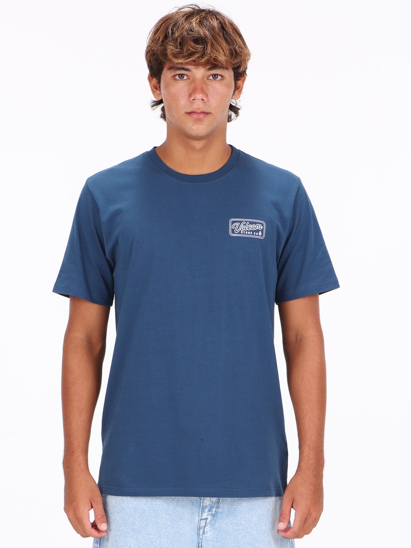 Volcom Wrecking Tee - Dust Bowl Indigo