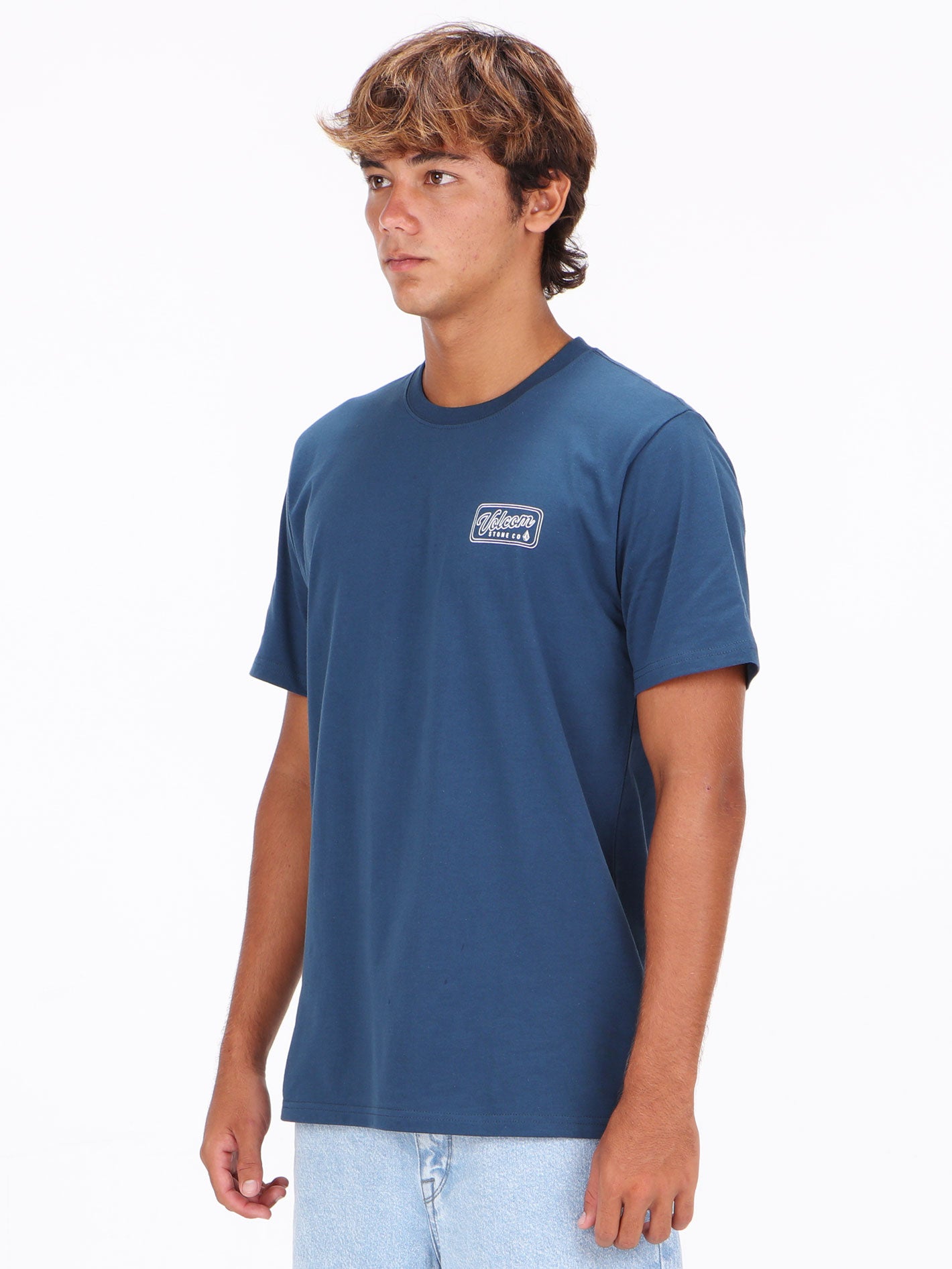 Volcom Wrecking Tee - Dust Bowl Indigo