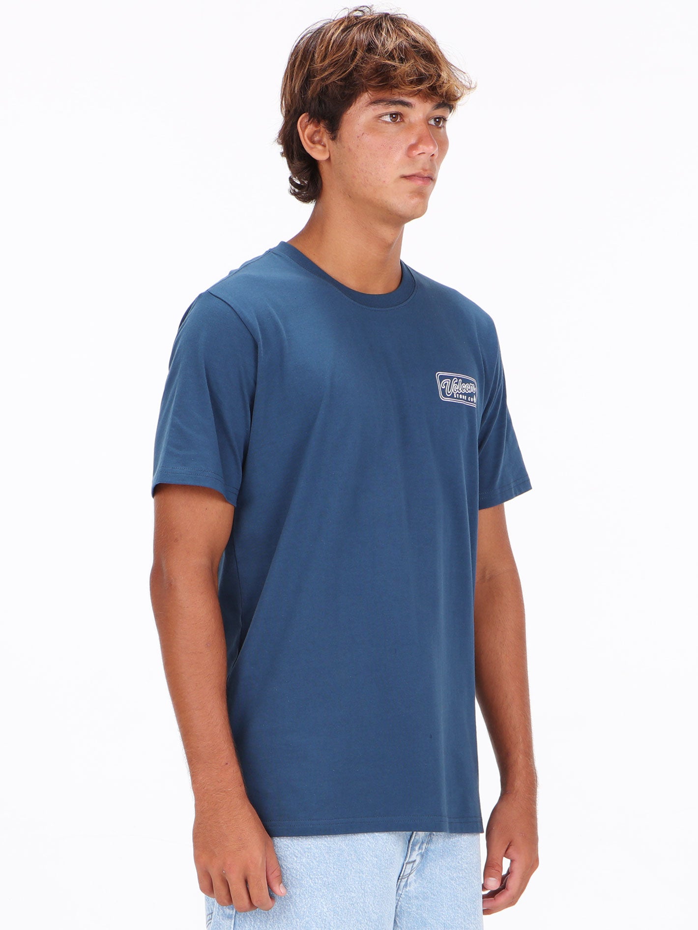 Volcom Wrecking Tee - Dust Bowl Indigo