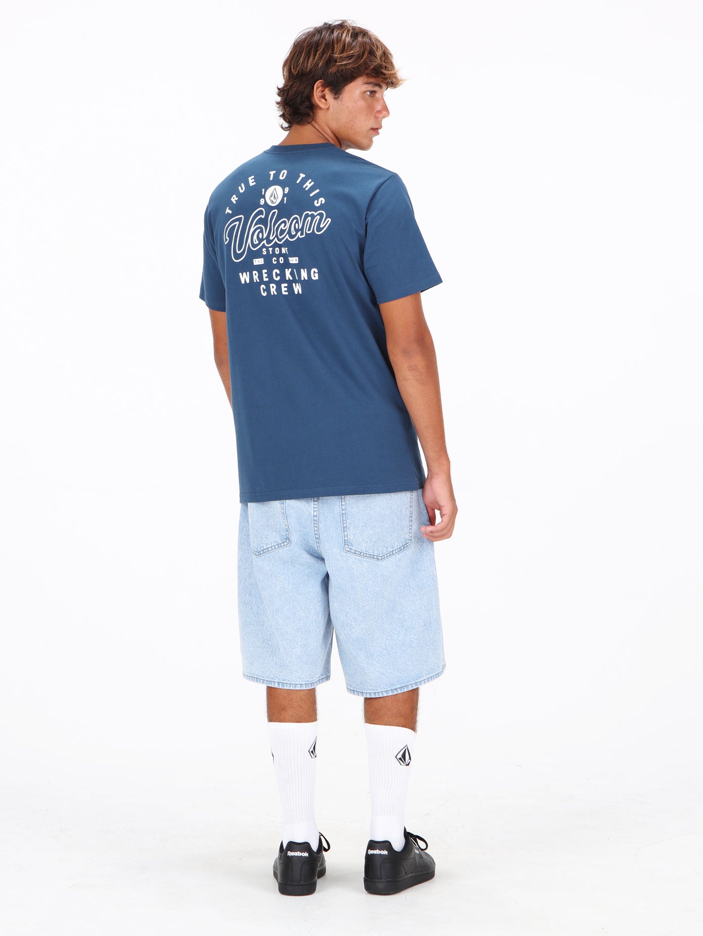 Volcom Wrecking Tee - Dust Bowl Indigo