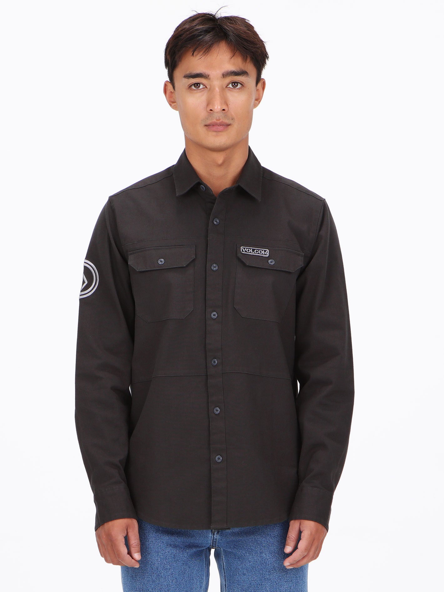 Volcom Tubeway Long Sleeve Shirt - Stealth
