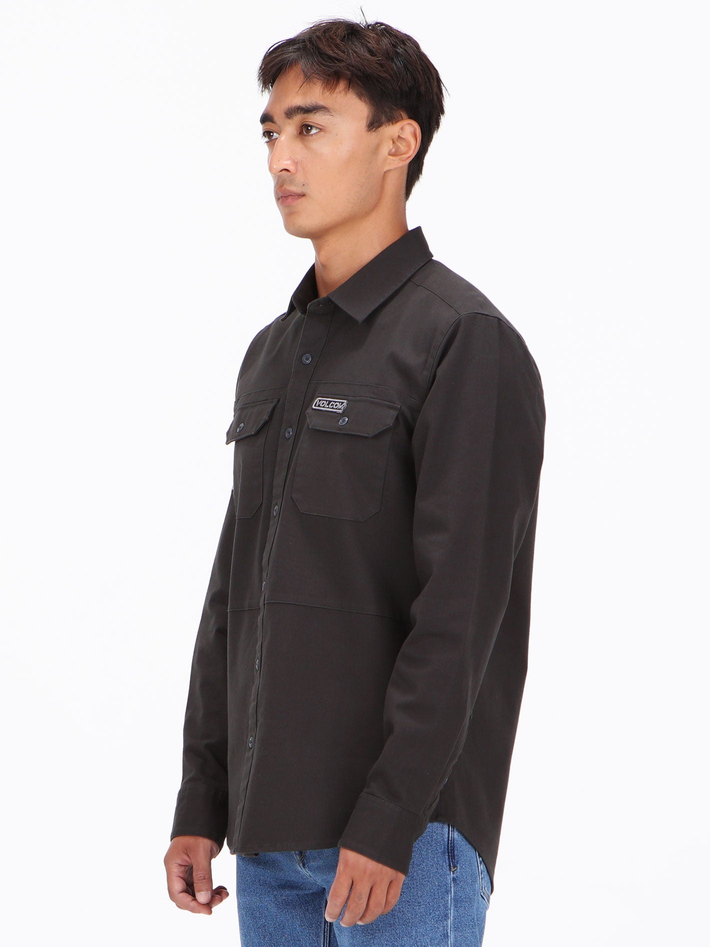 Volcom Tubeway Long Sleeve Shirt - Stealth
