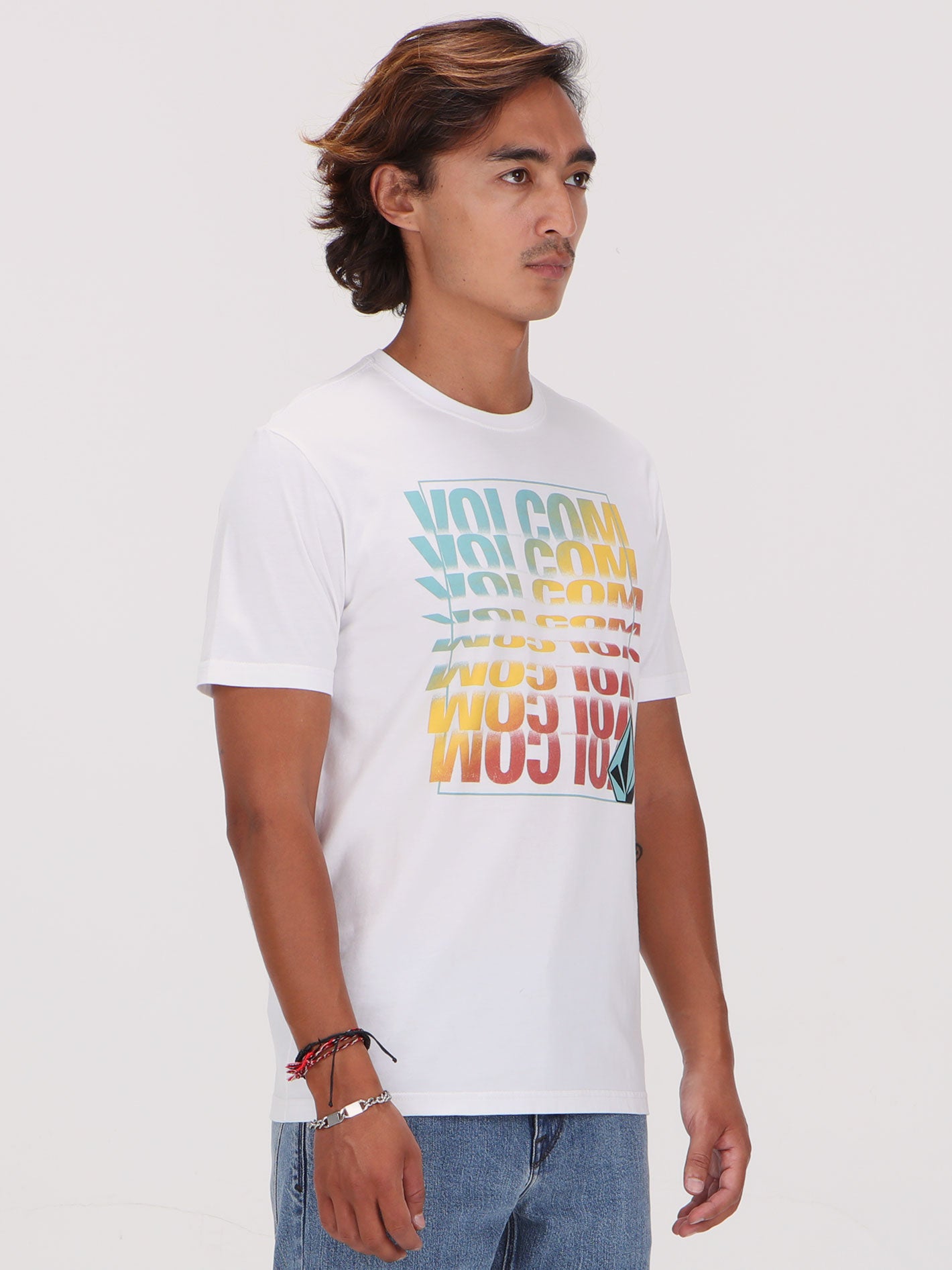 Volcom Flip Thru Tee - White