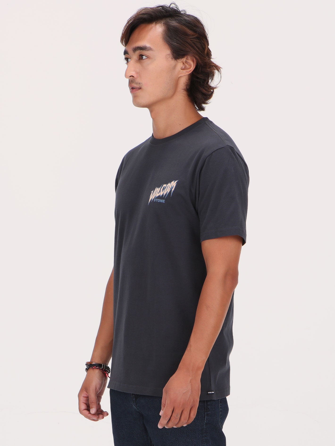 Volcom Meow Tee - Washed Black Heather