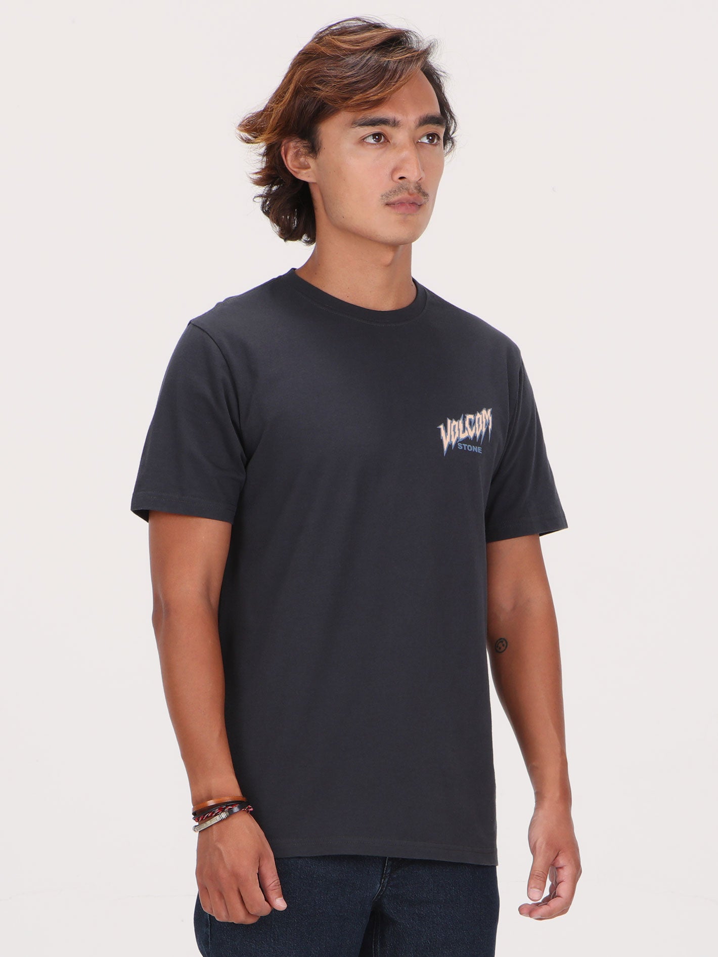 Volcom Meow Tee - Washed Black Heather