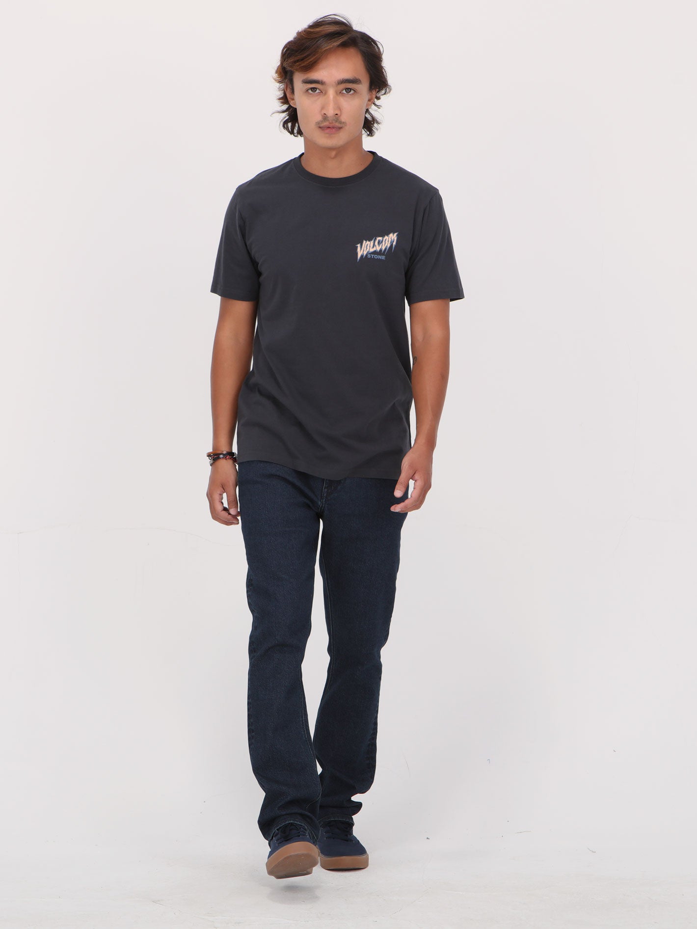 Volcom Meow Tee - Washed Black Heather