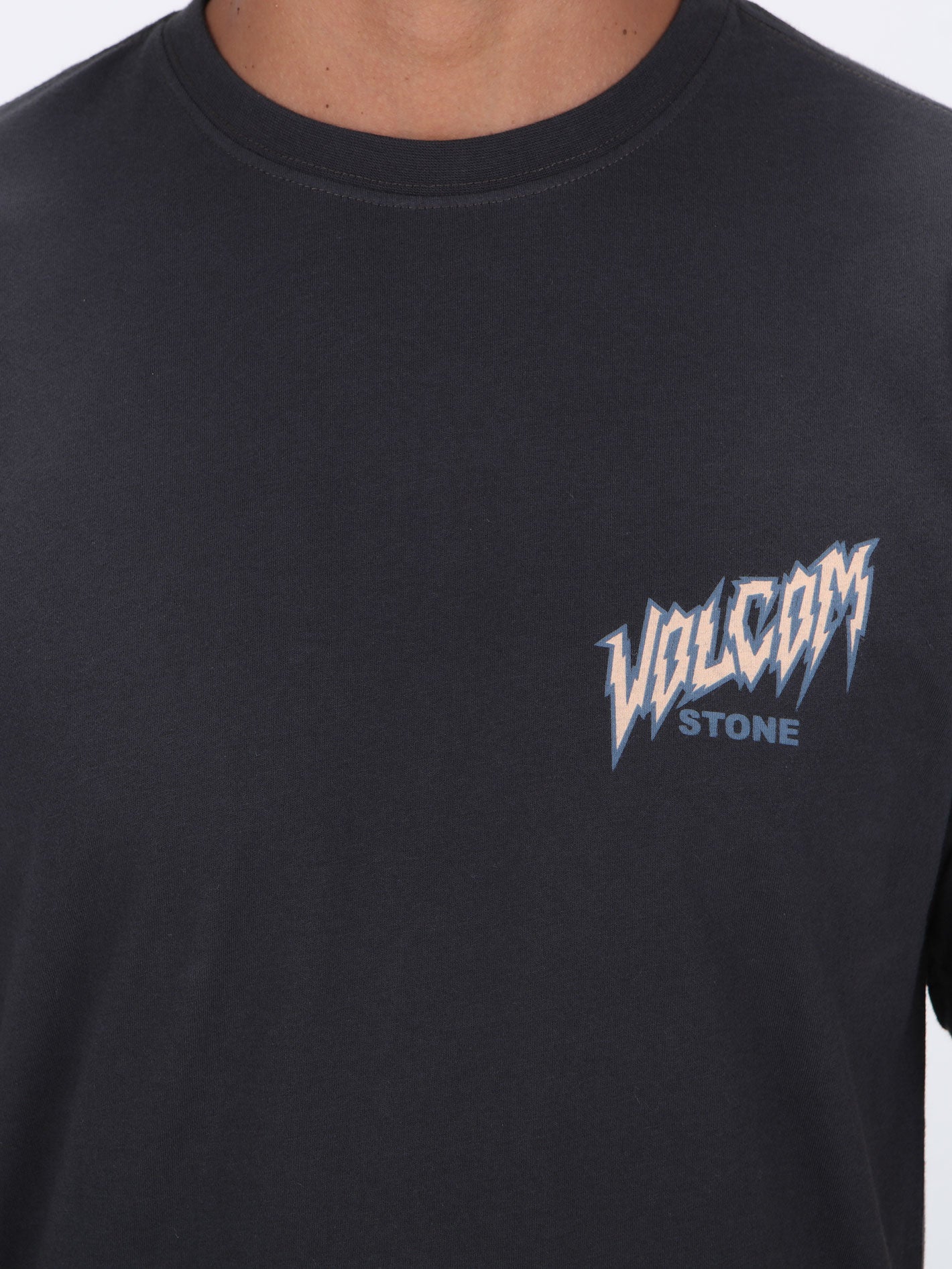 Volcom Meow Tee - Washed Black Heather