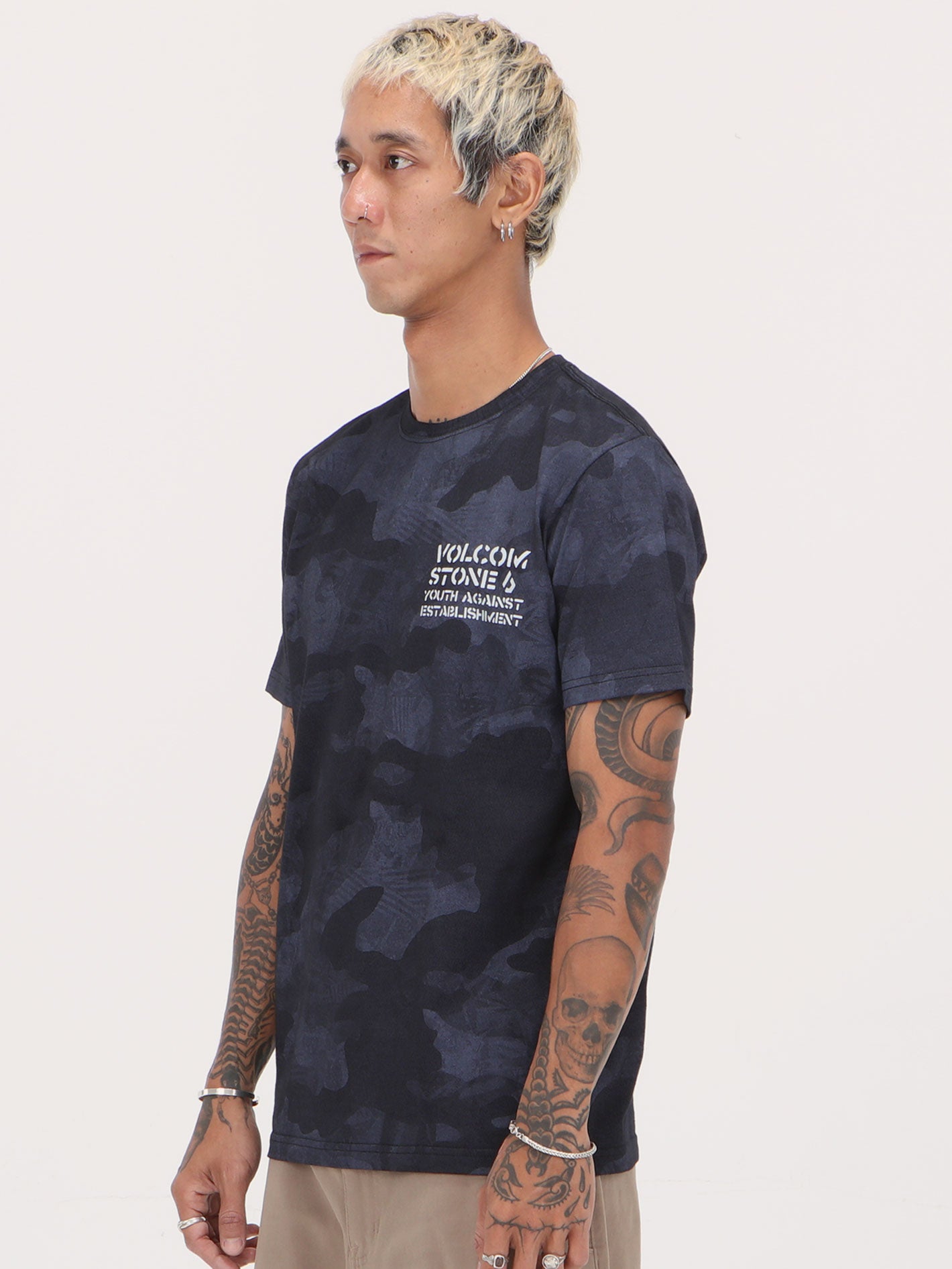 Volcom Preemo Camo Tee - Black