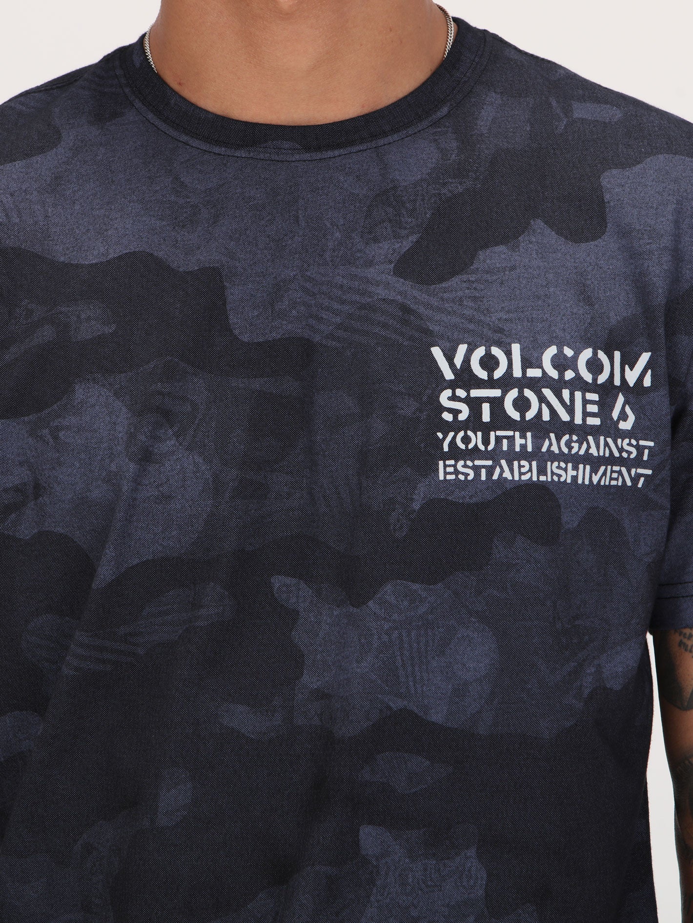 Volcom Preemo Camo Tee - Black
