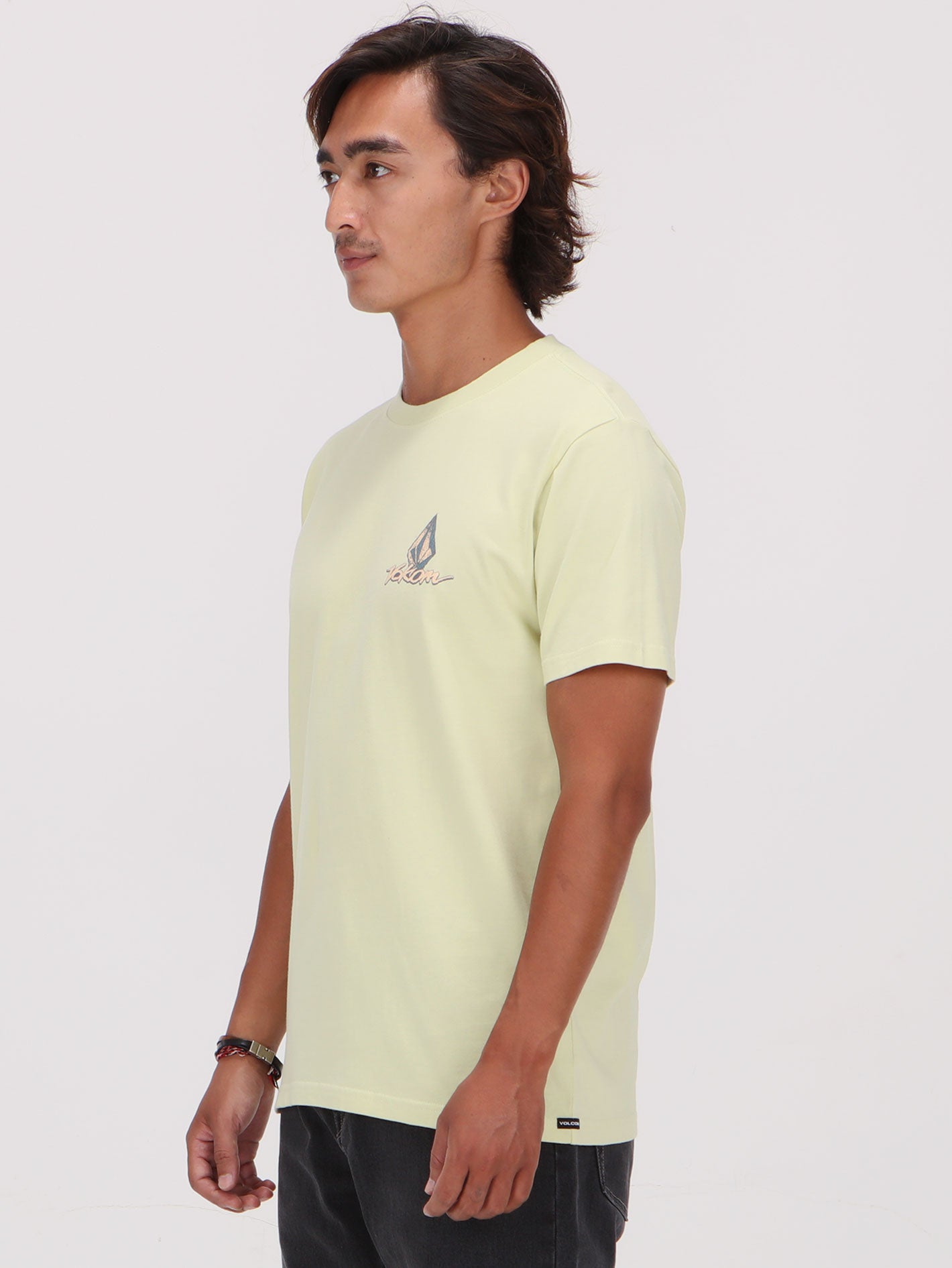 Volcom Frothy Postcard Tee - Muted Lime