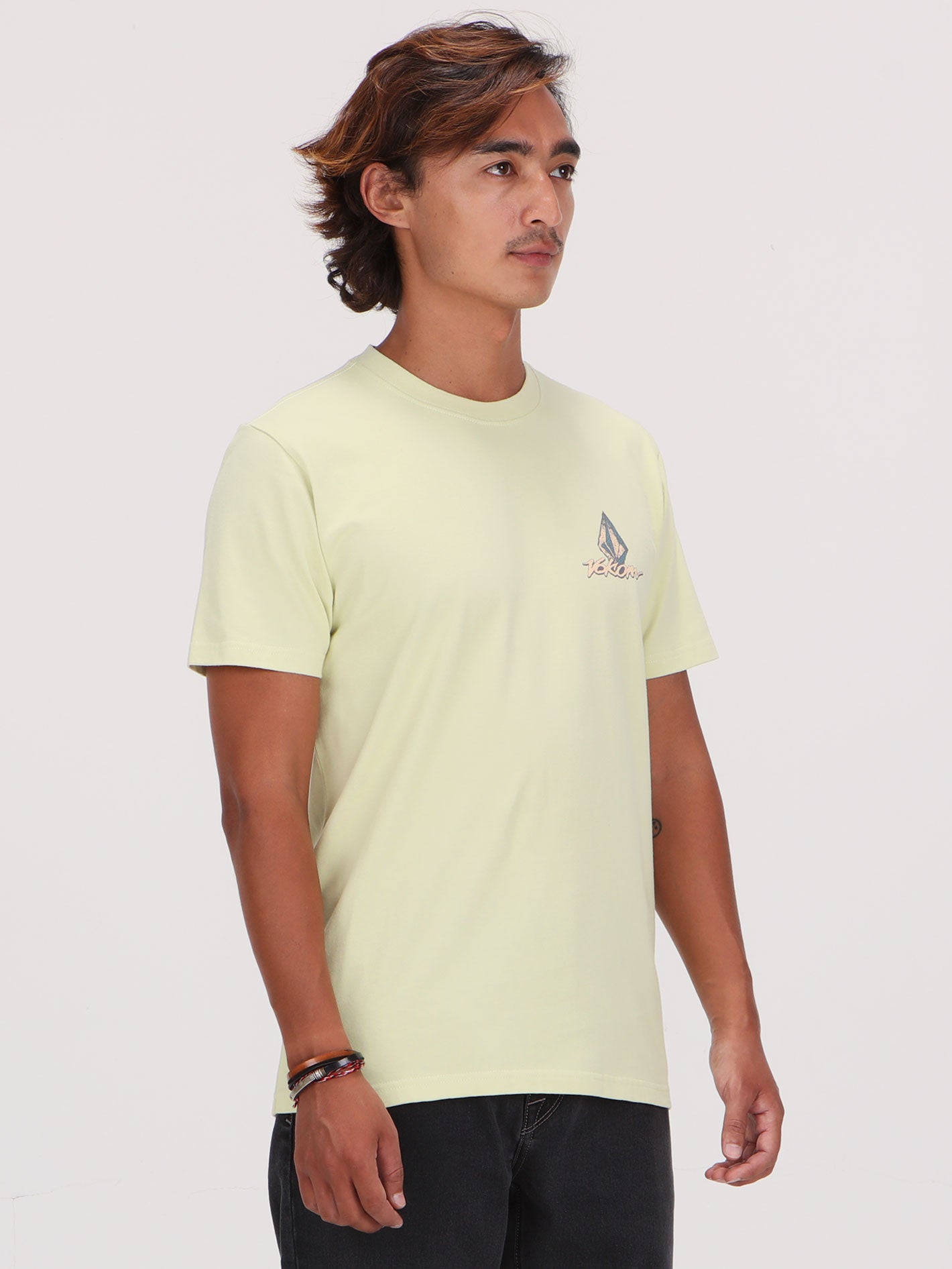 Volcom Frothy Postcard Tee - Muted Lime