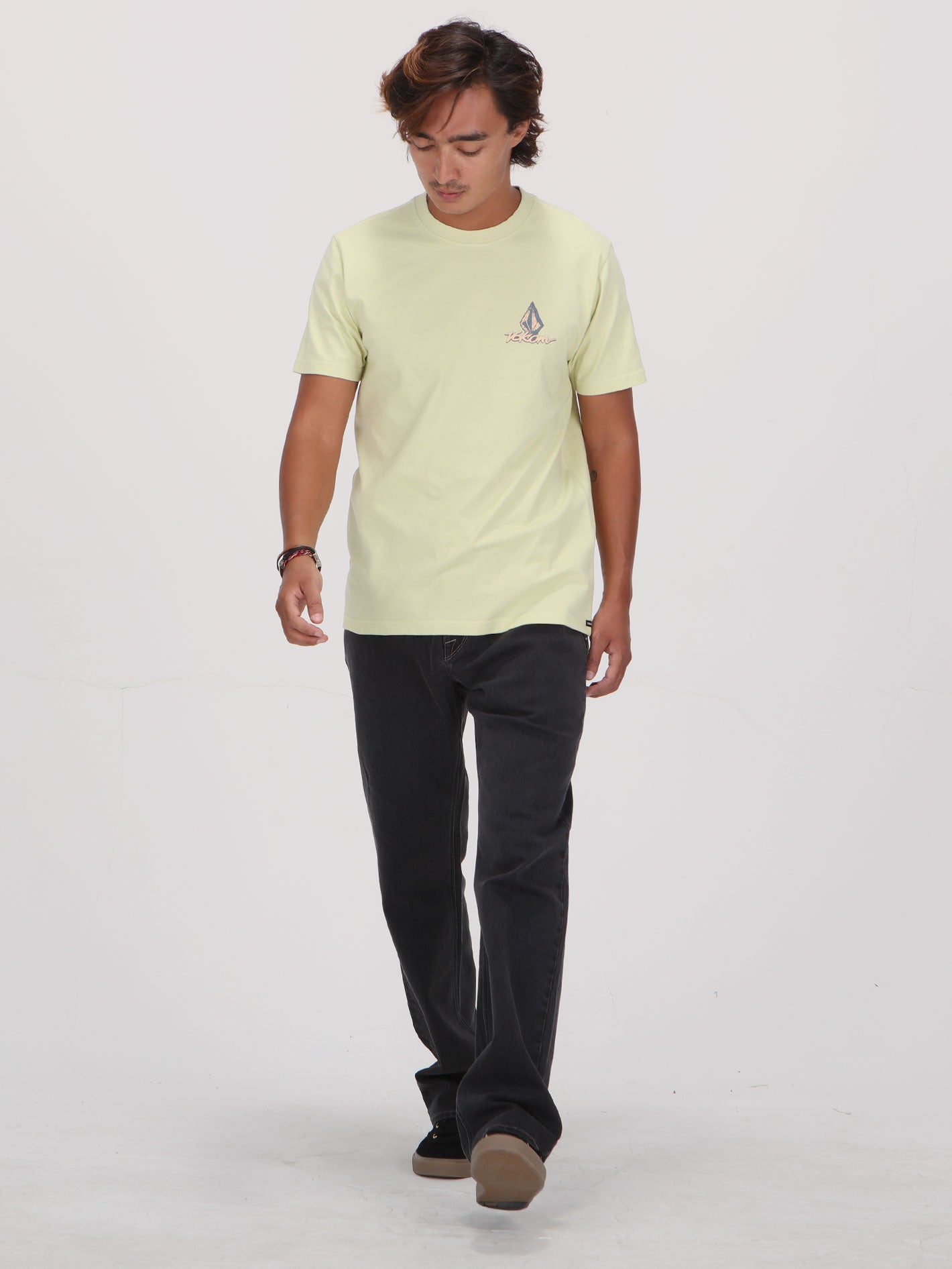 Volcom Frothy Postcard Tee - Muted Lime