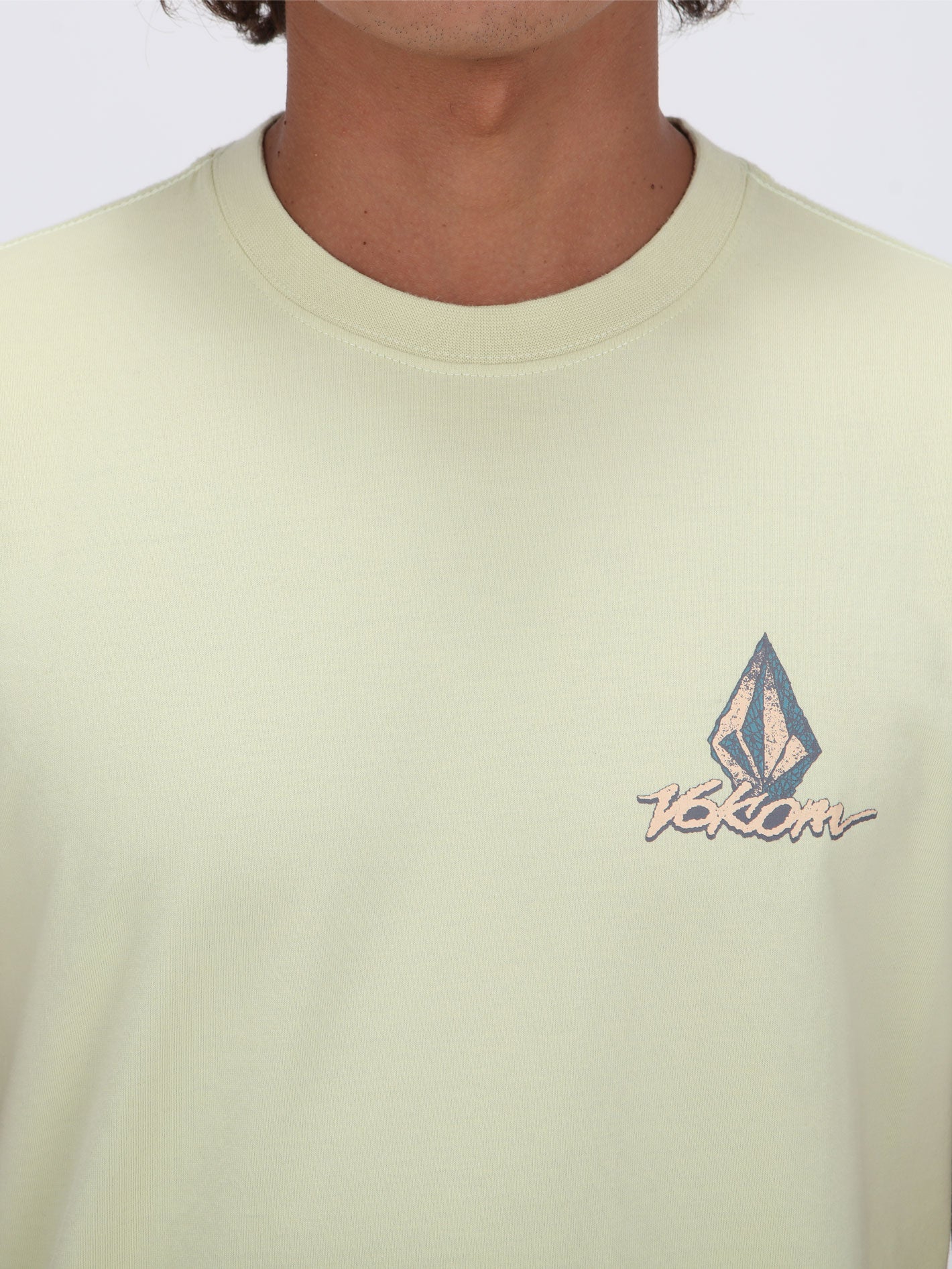 Volcom Frothy Postcard Tee - Muted Lime