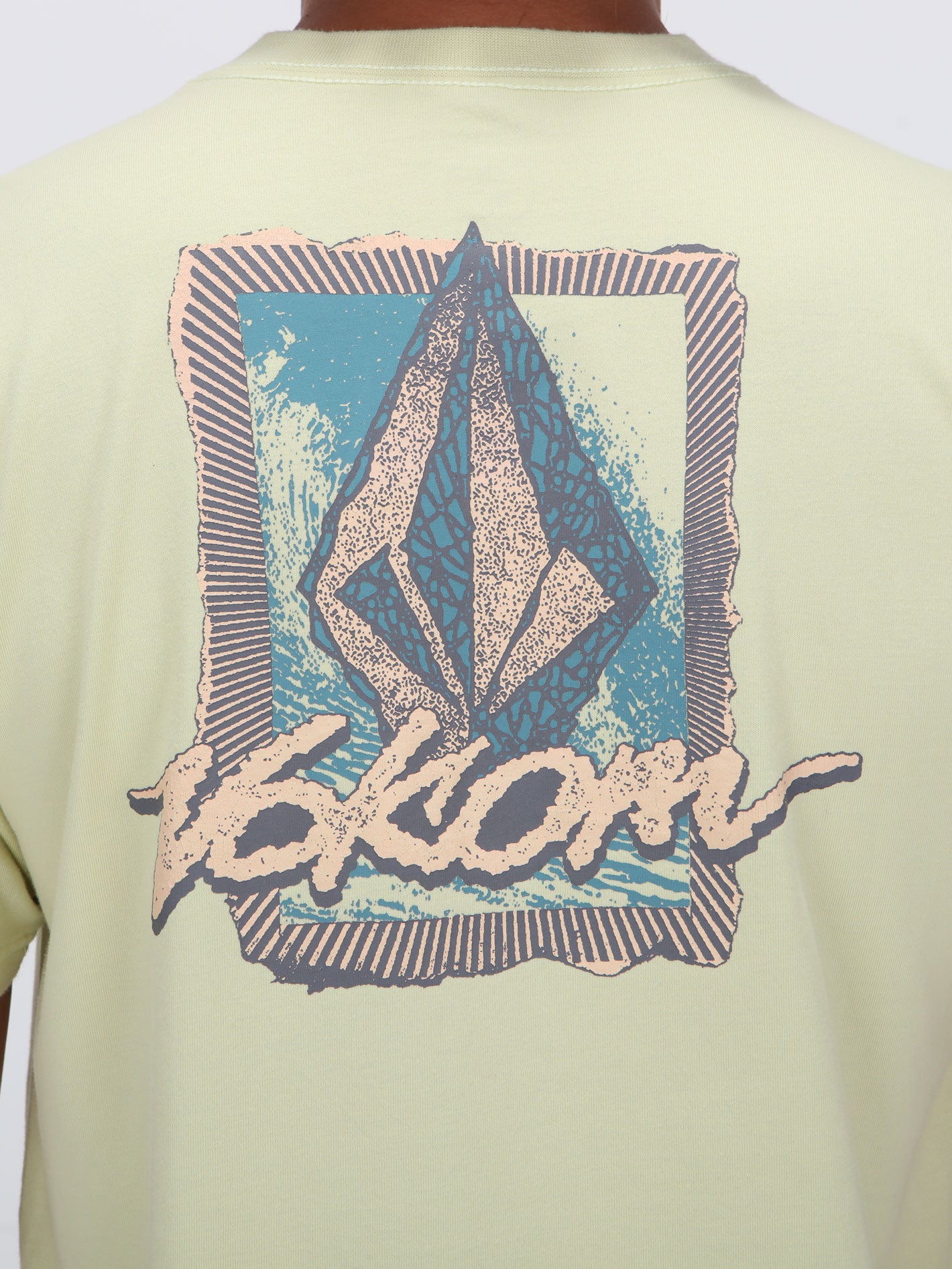 Volcom Frothy Postcard Tee - Muted Lime