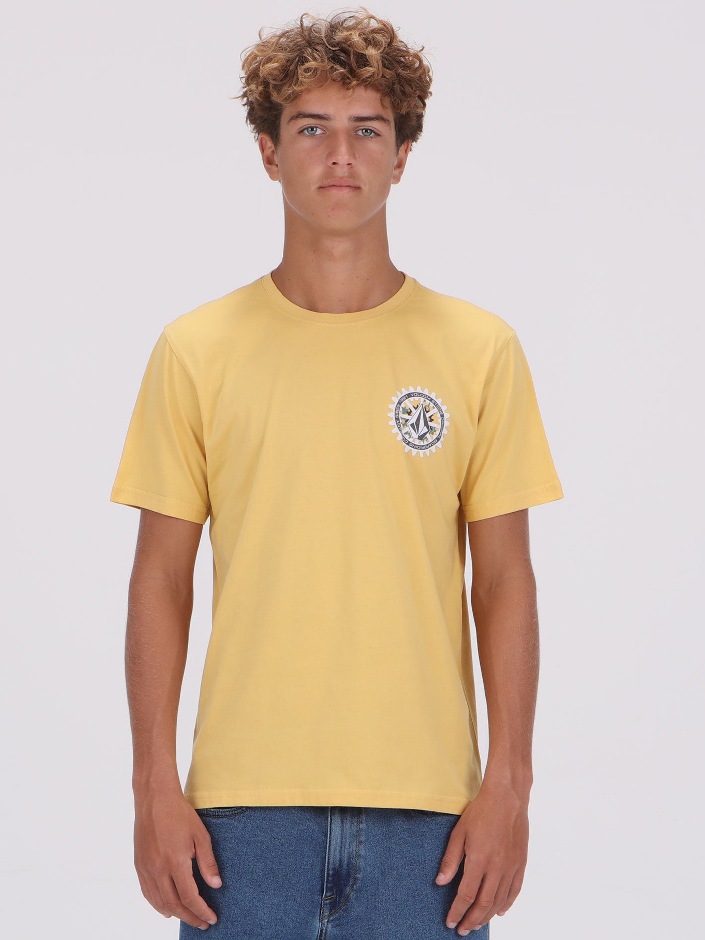 Volcom Gear Up Tee - Dust Gold