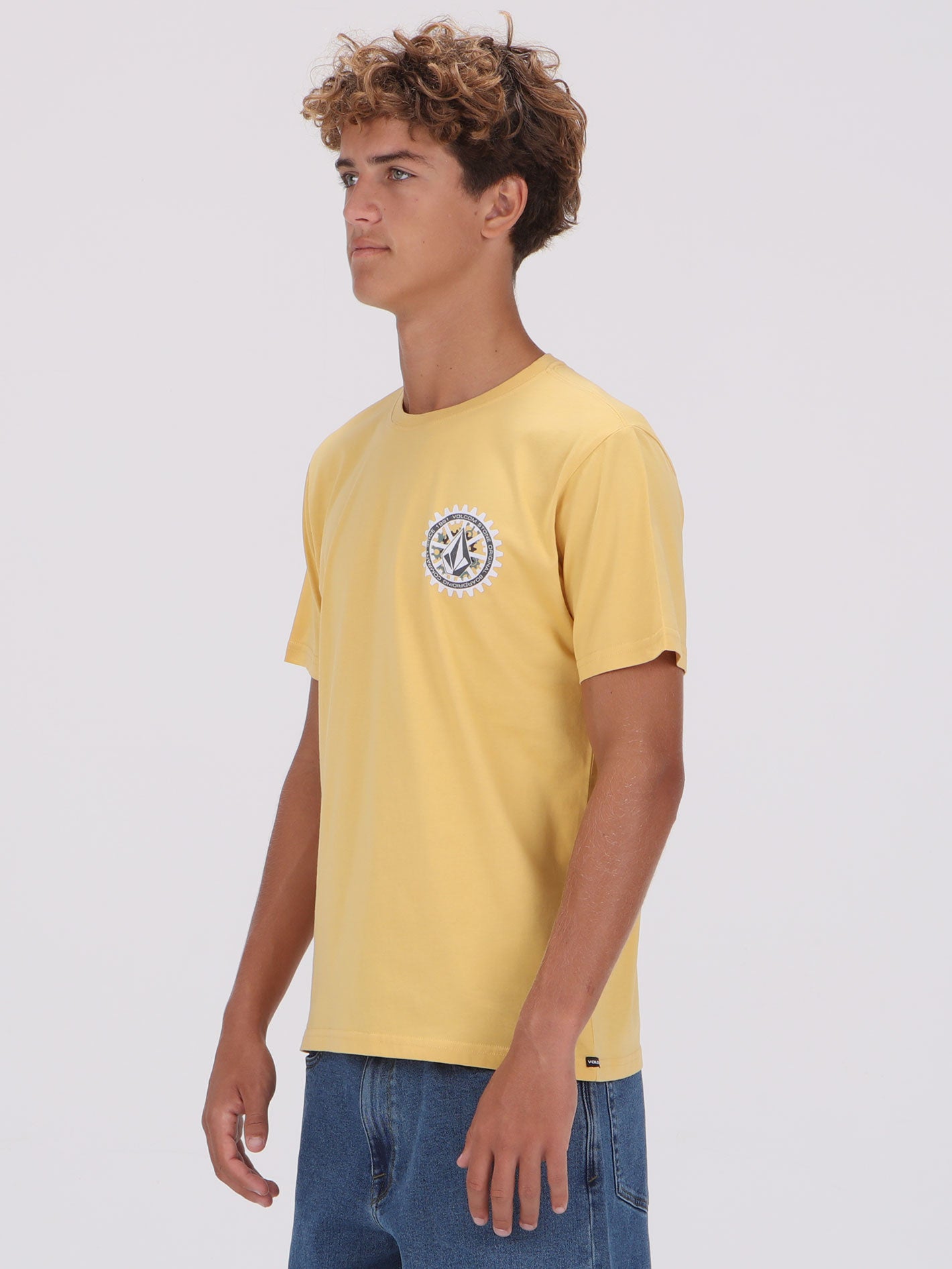 Volcom Gear Up Tee - Dust Gold