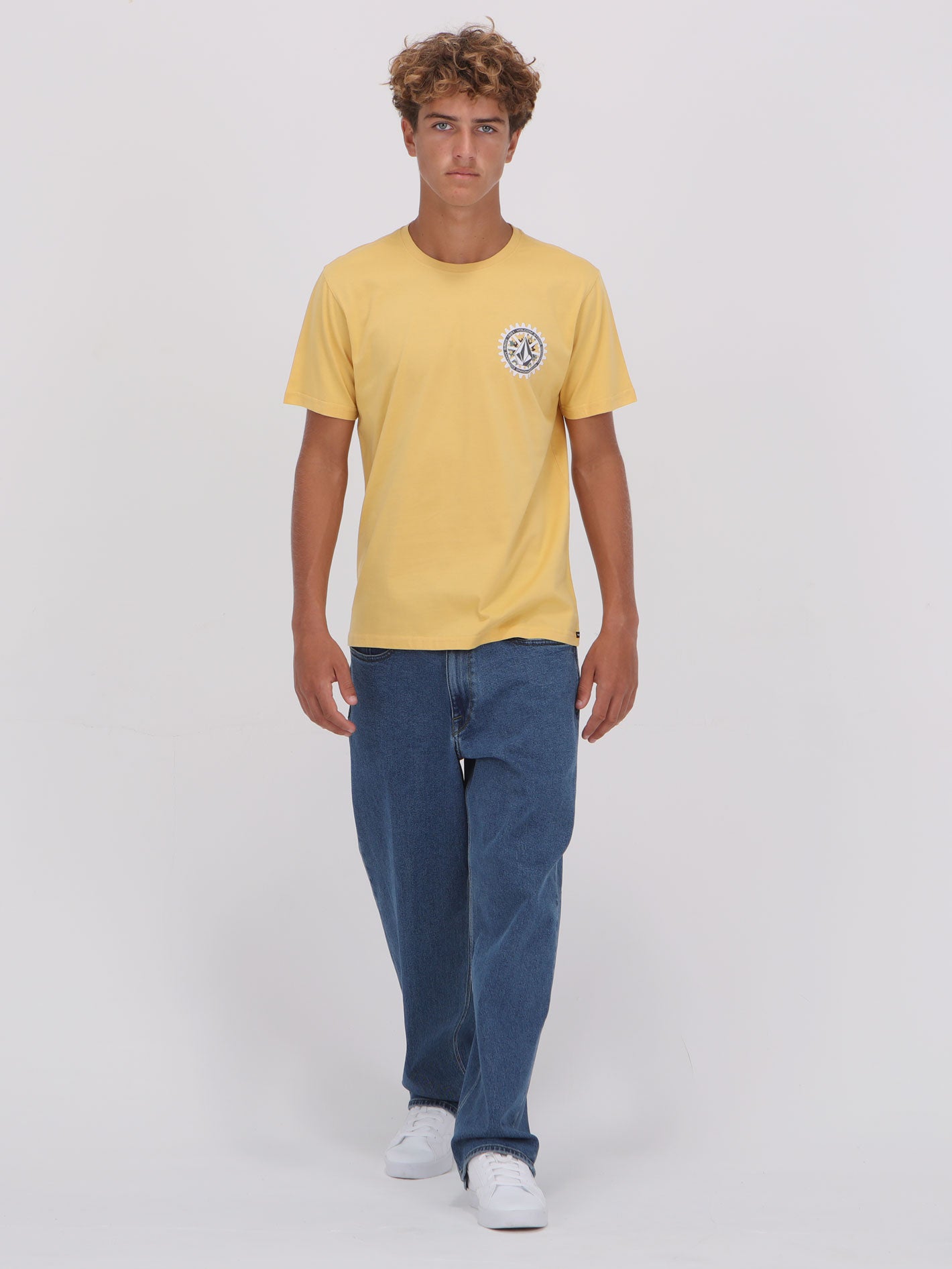 Volcom Gear Up Tee - Dust Gold