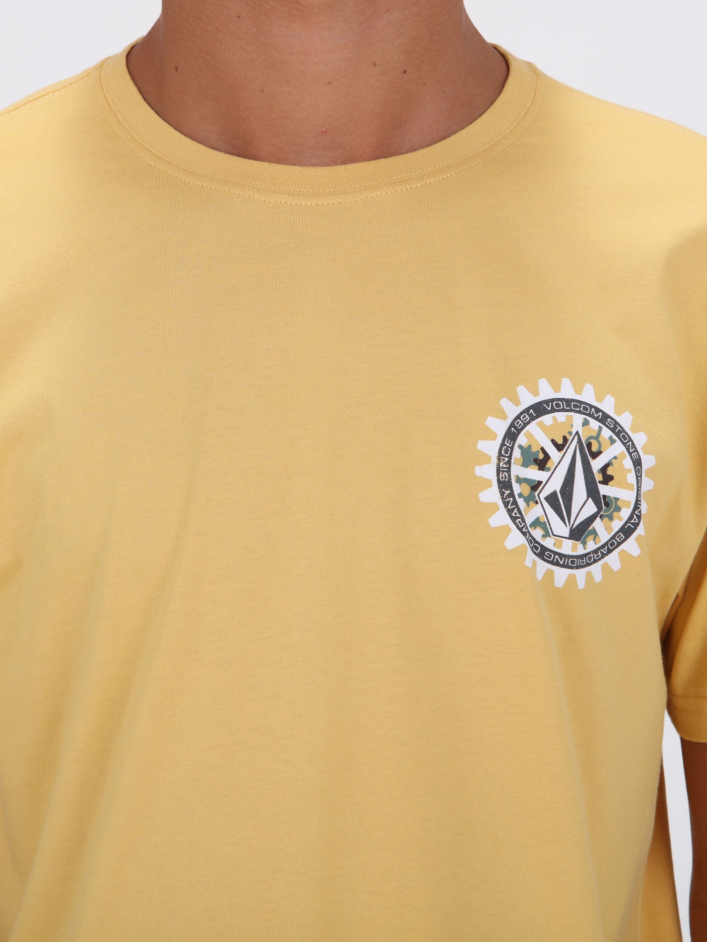 Volcom Gear Up Tee - Dust Gold