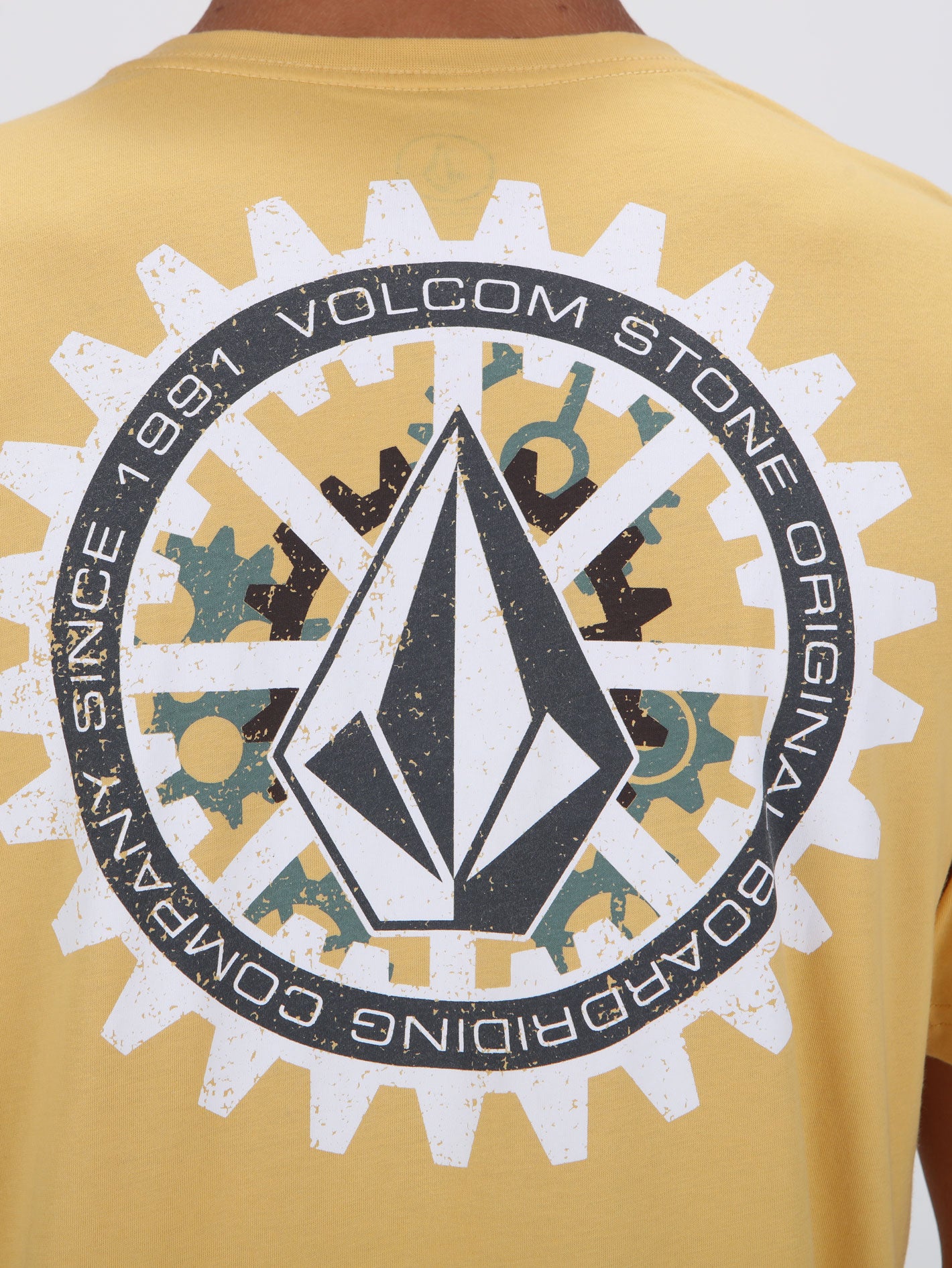 Volcom Gear Up Tee - Dust Gold