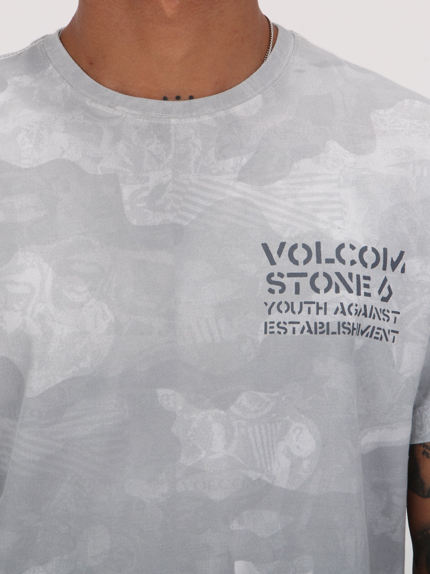 Volcom Preemo Camo Tee - White