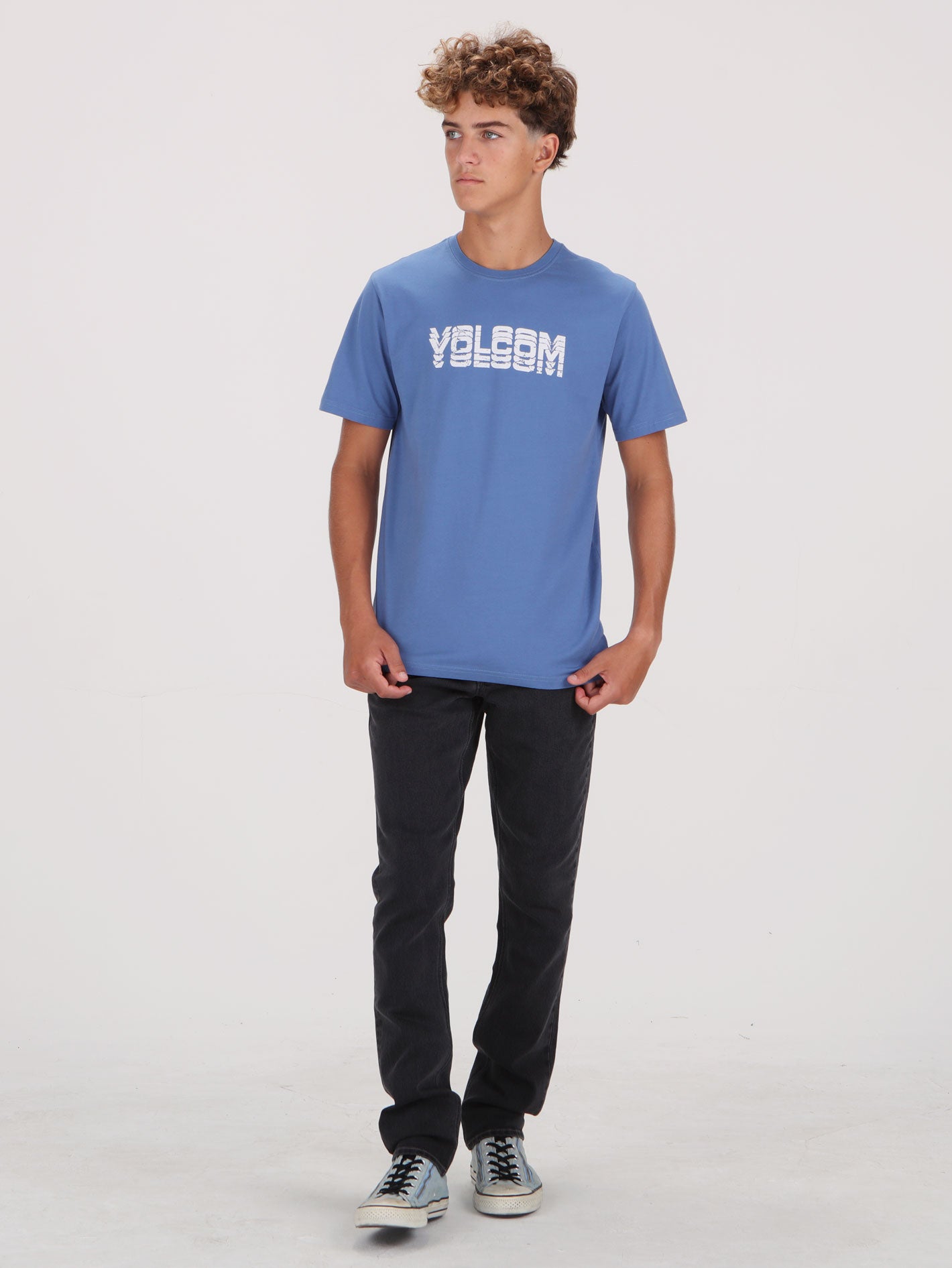 Volcom Cement Tee - Blueberry