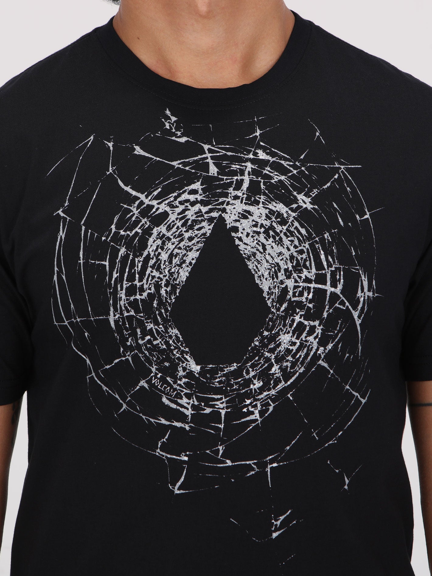 Volcom Cracked Stone Tee - Black