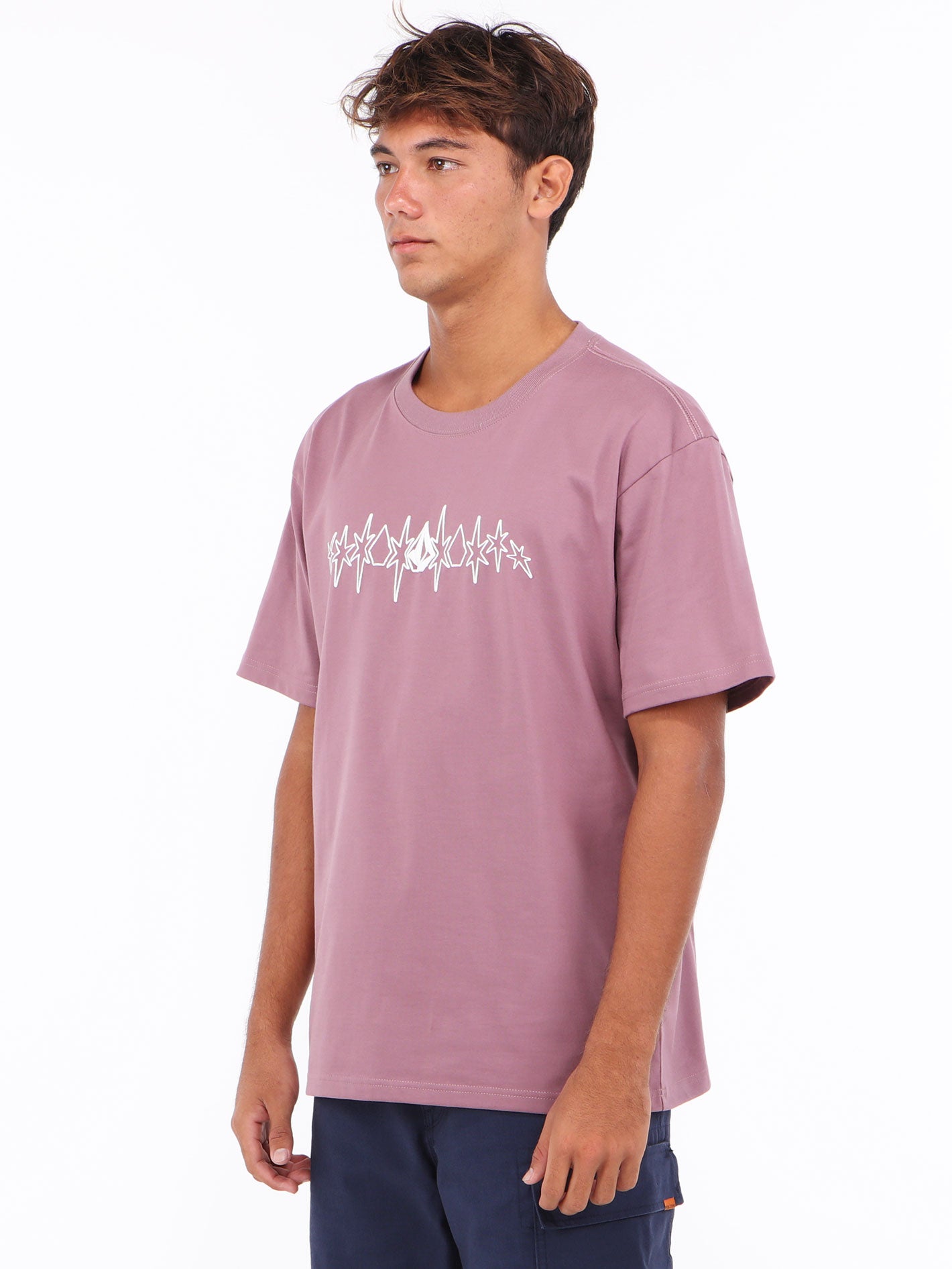 Volcom Repeater Loose Fit Tee - Taro