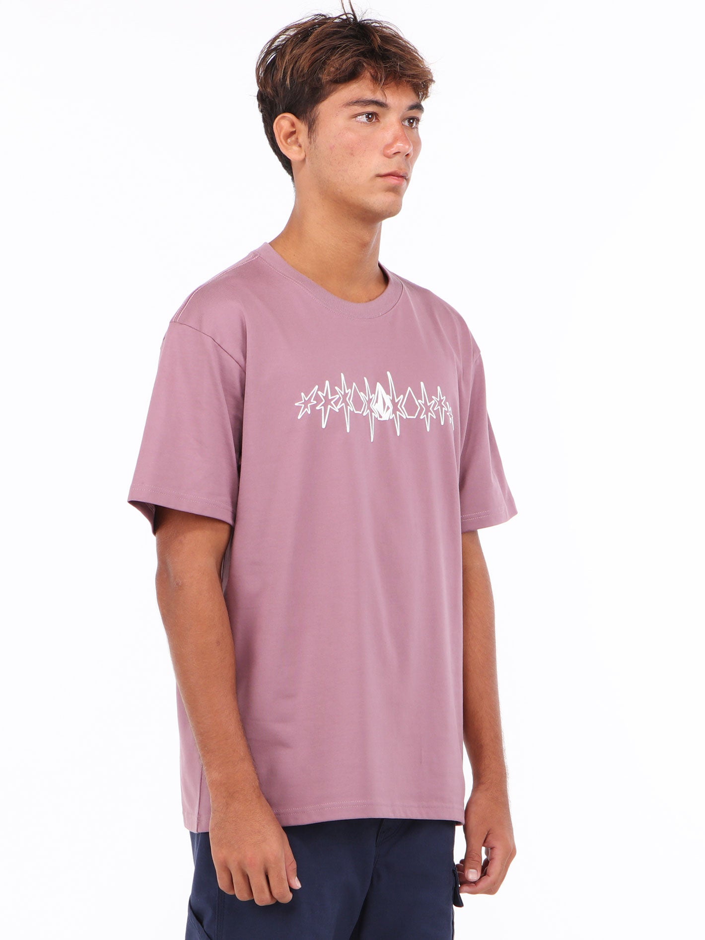 Volcom Repeater Loose Fit Tee - Taro