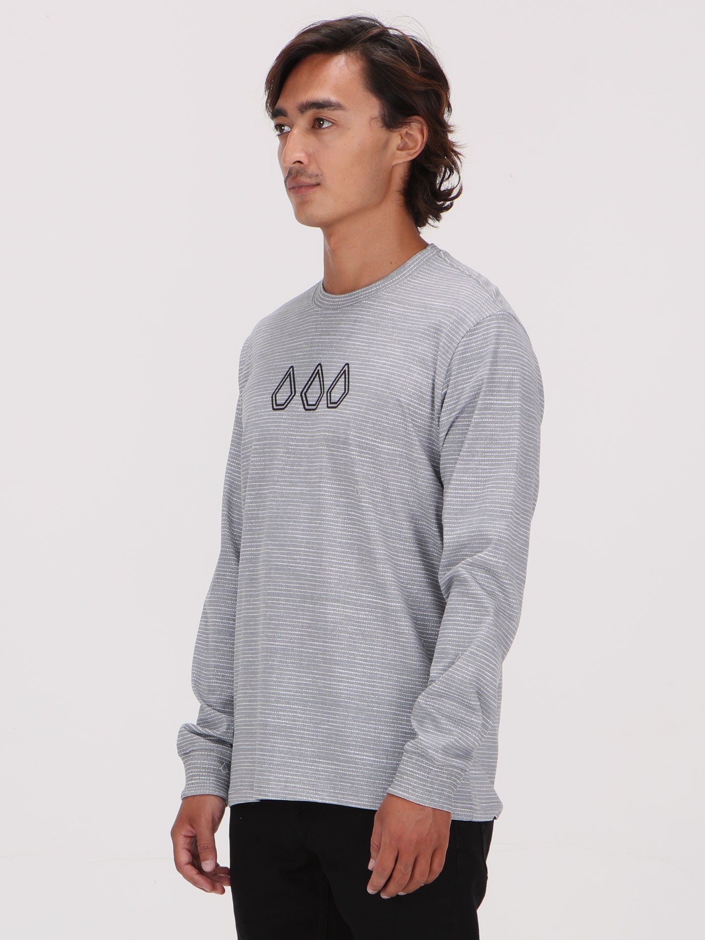Volcom Preston Long Sleeve Top - Grey