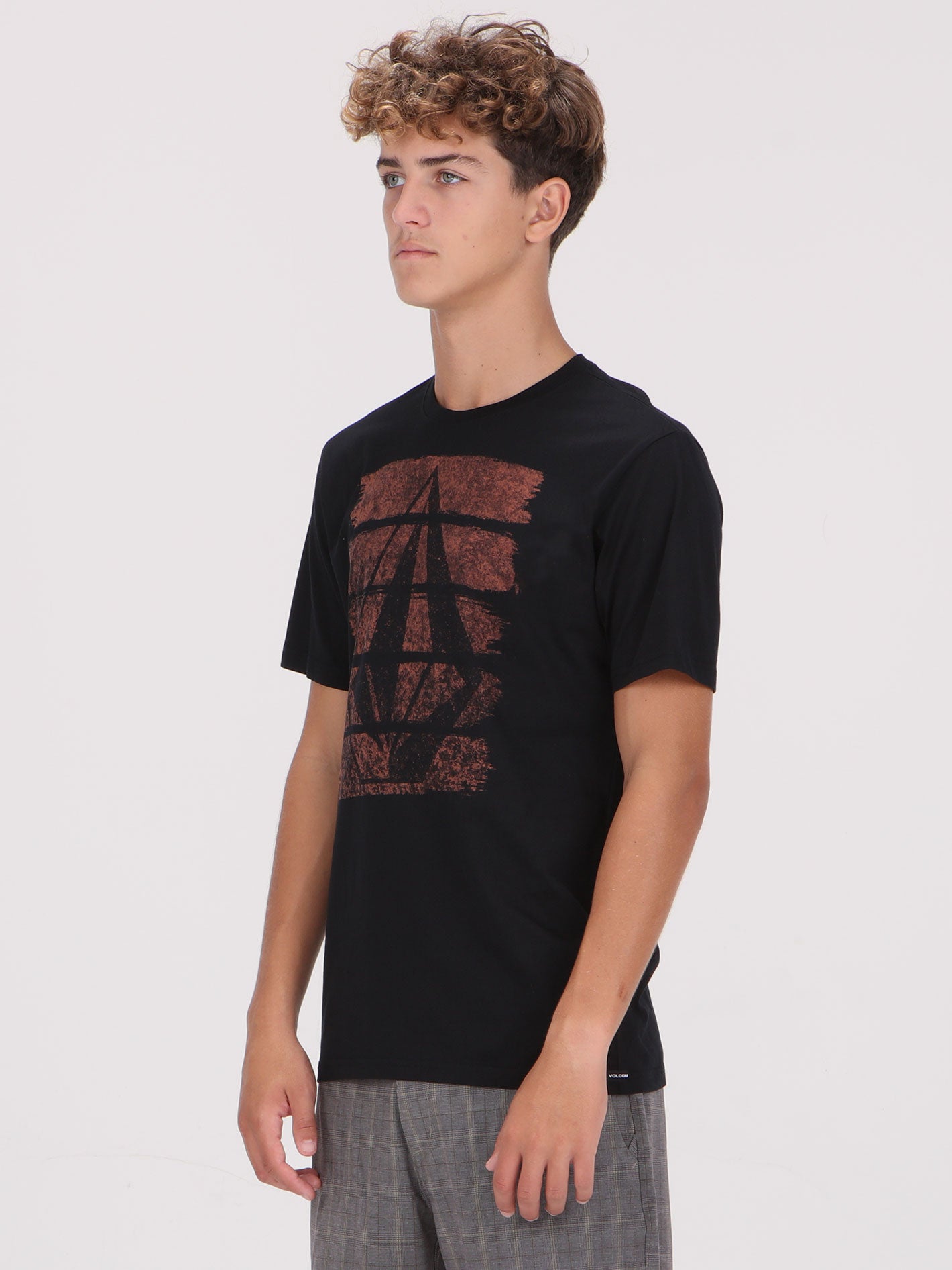 Volcom Brush Stroke Tee - Black