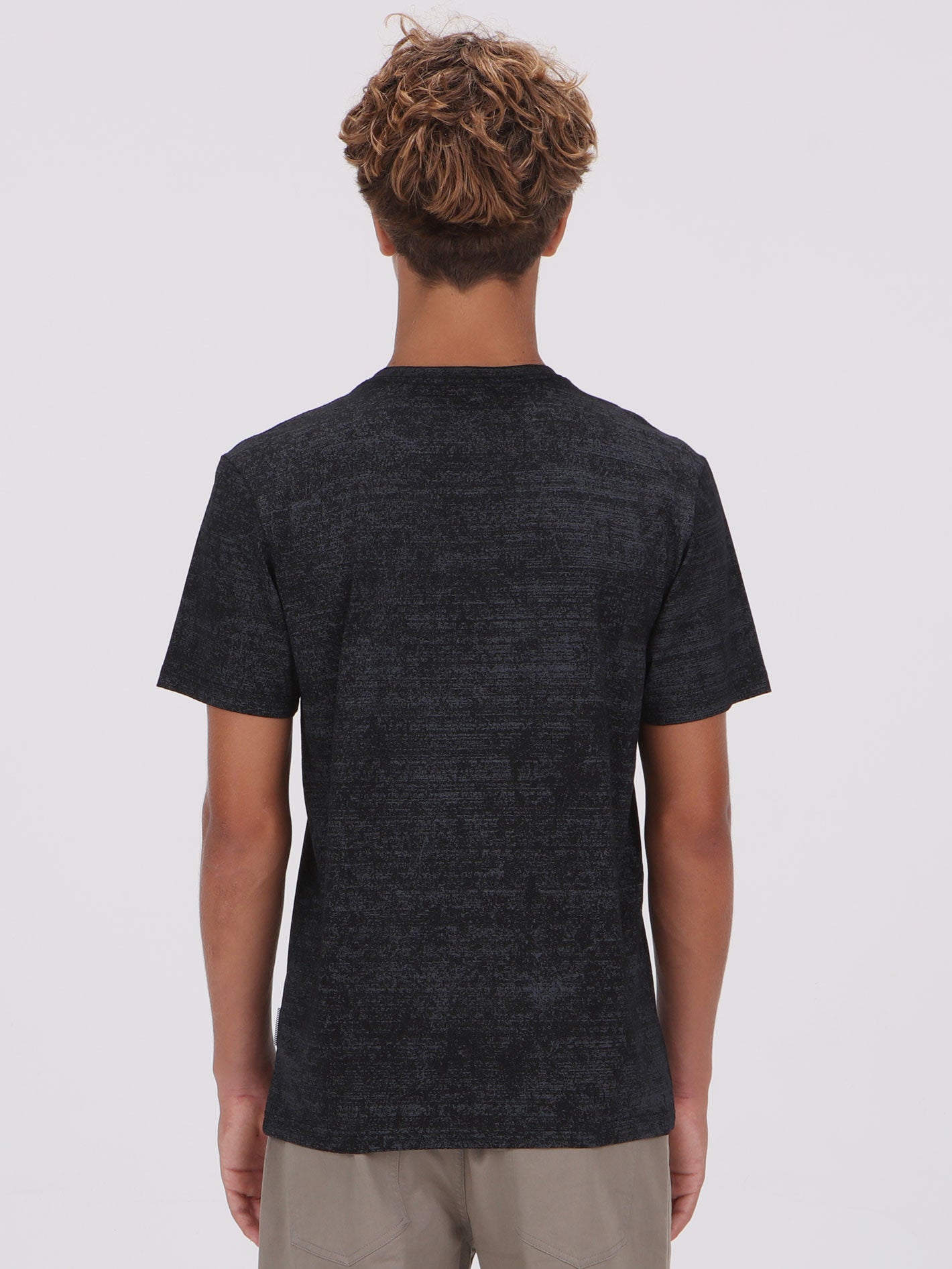 Volcom Line Service Print  Tee - Black