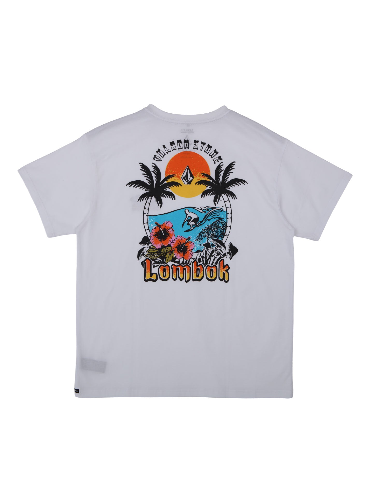 Lombok Wave Echo Tee - White