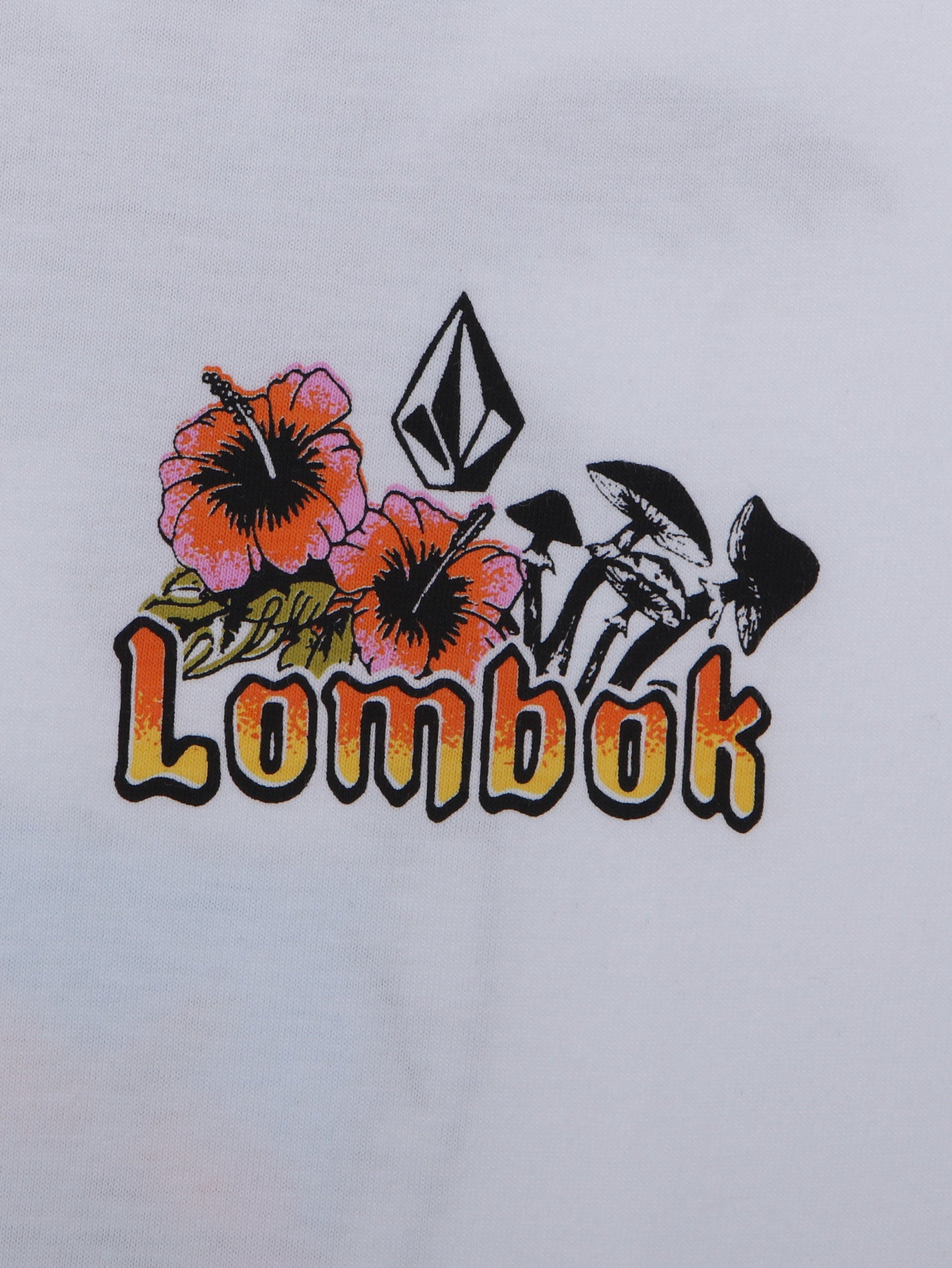Lombok Wave Echo Tee - White