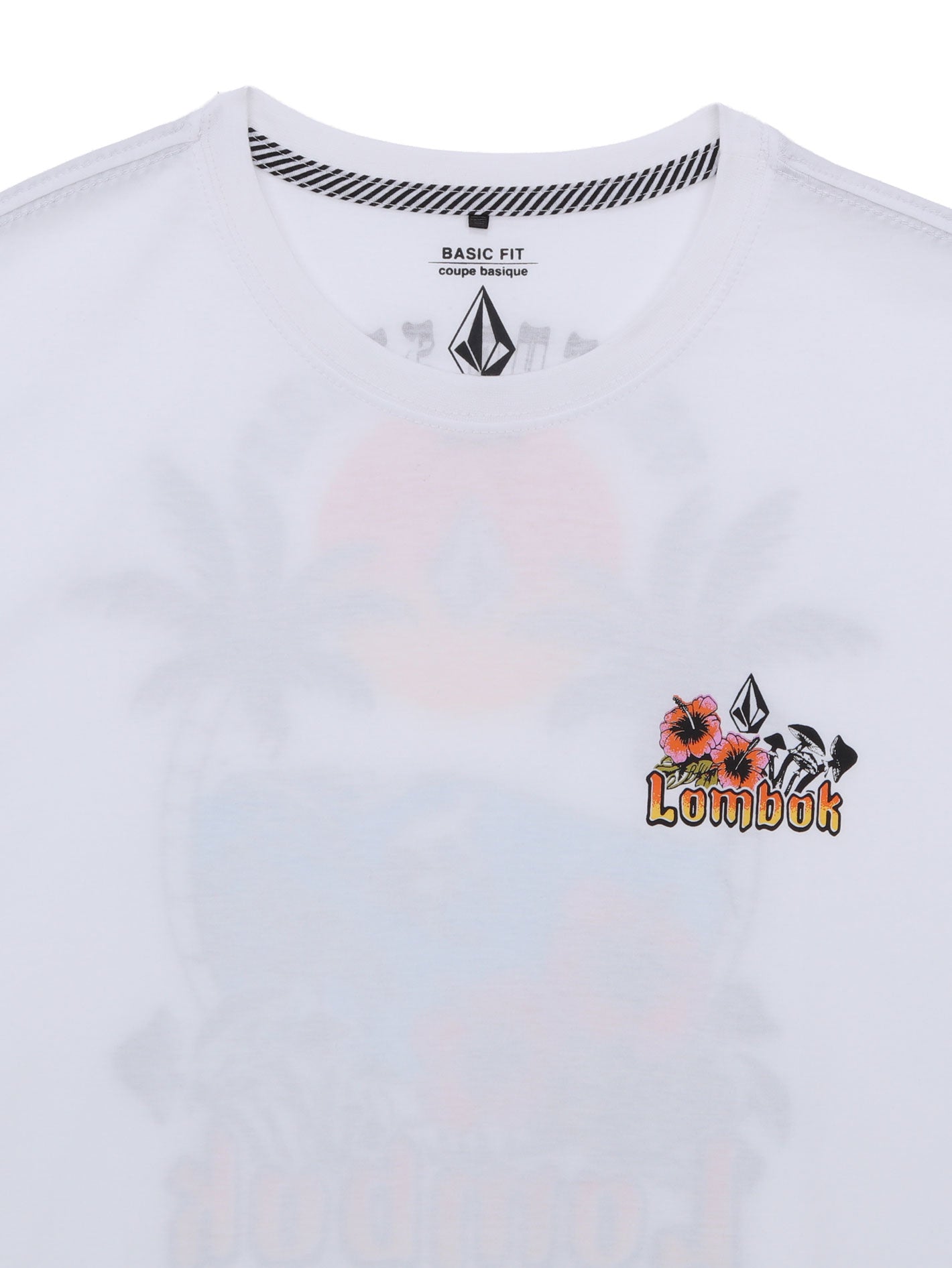 Lombok Wave Echo Tee - White