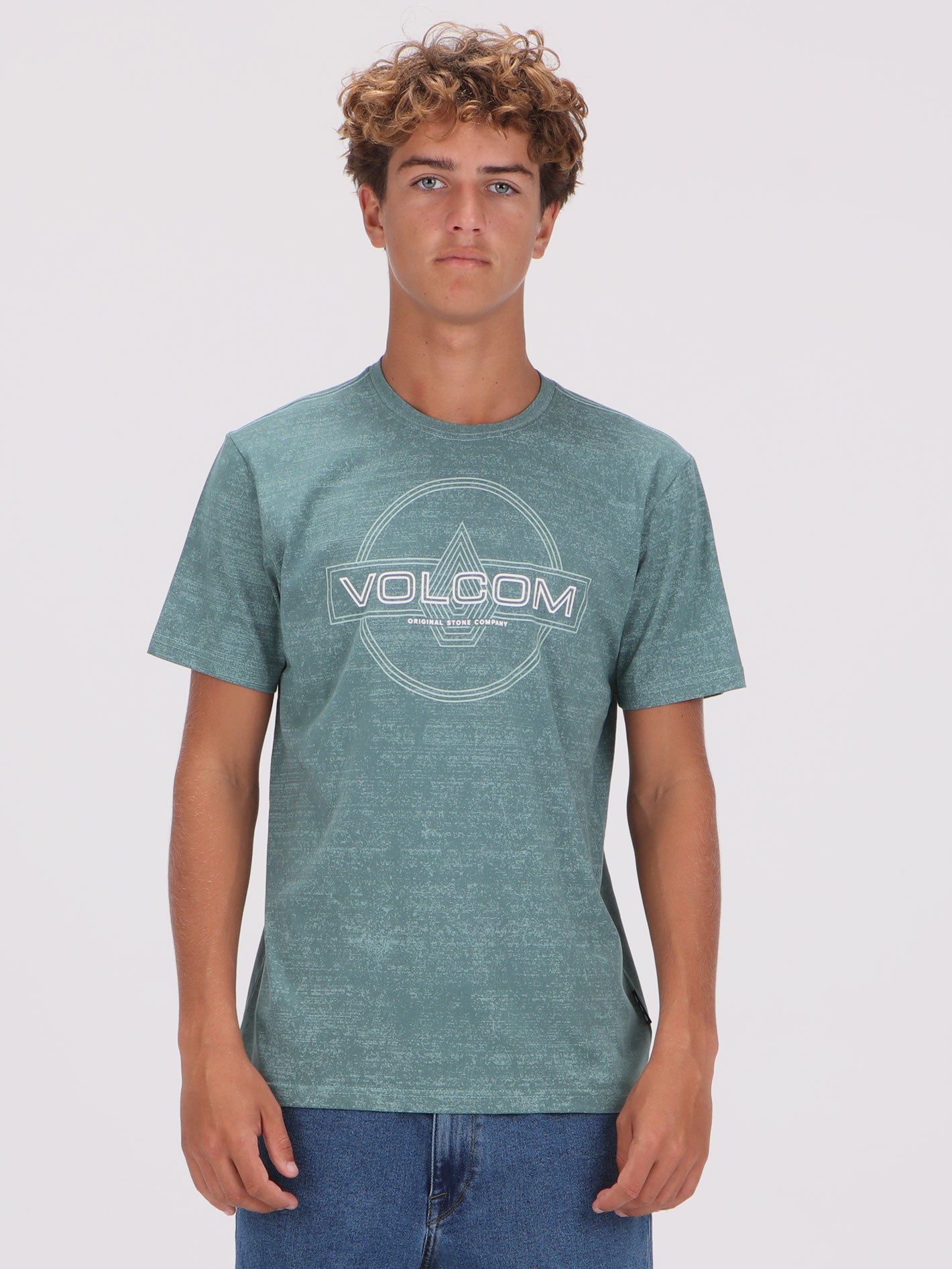 Volcom Line Service Print Tee - Forest